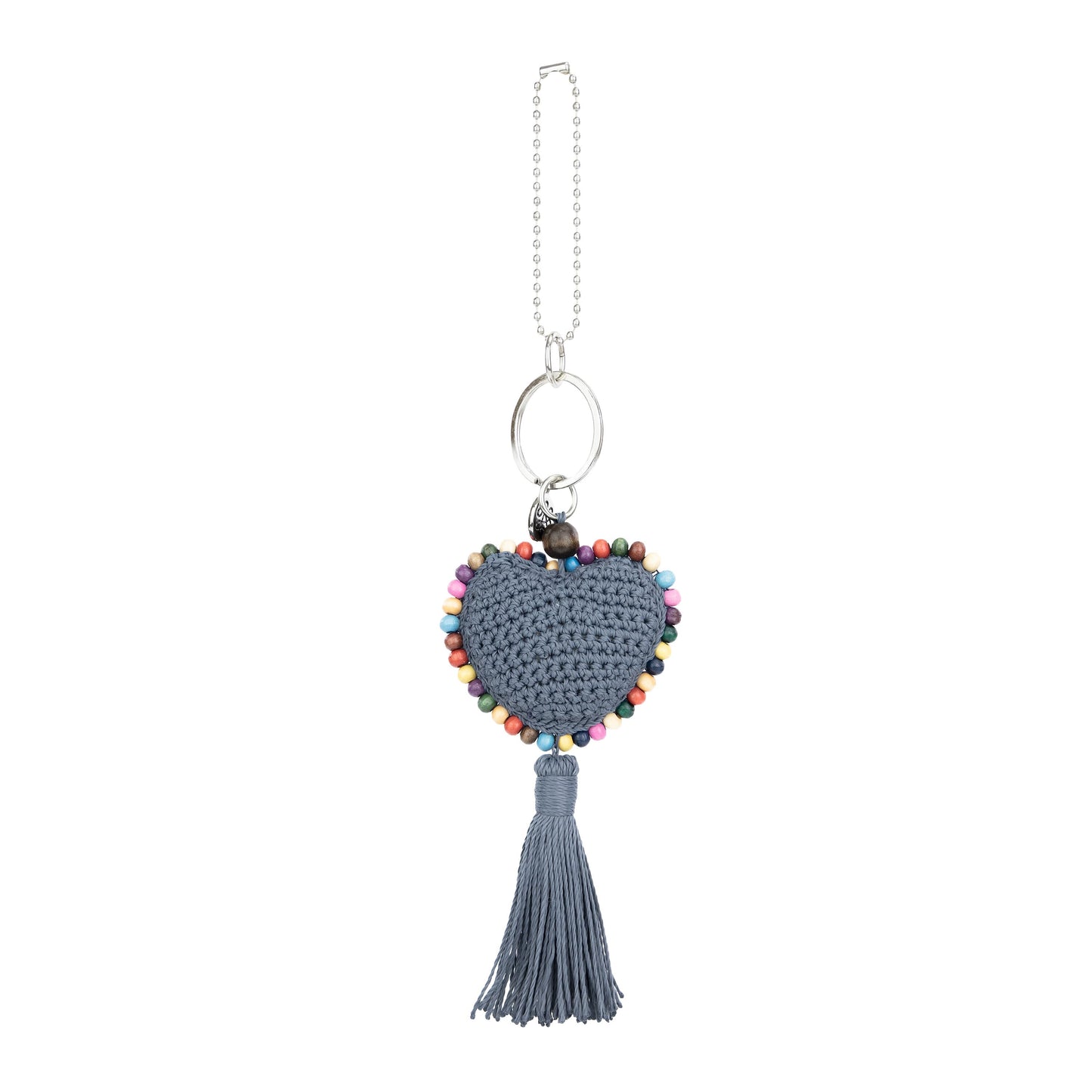 The Sak Yarnicharmz Heart Dangle Crochet - |Maritime|