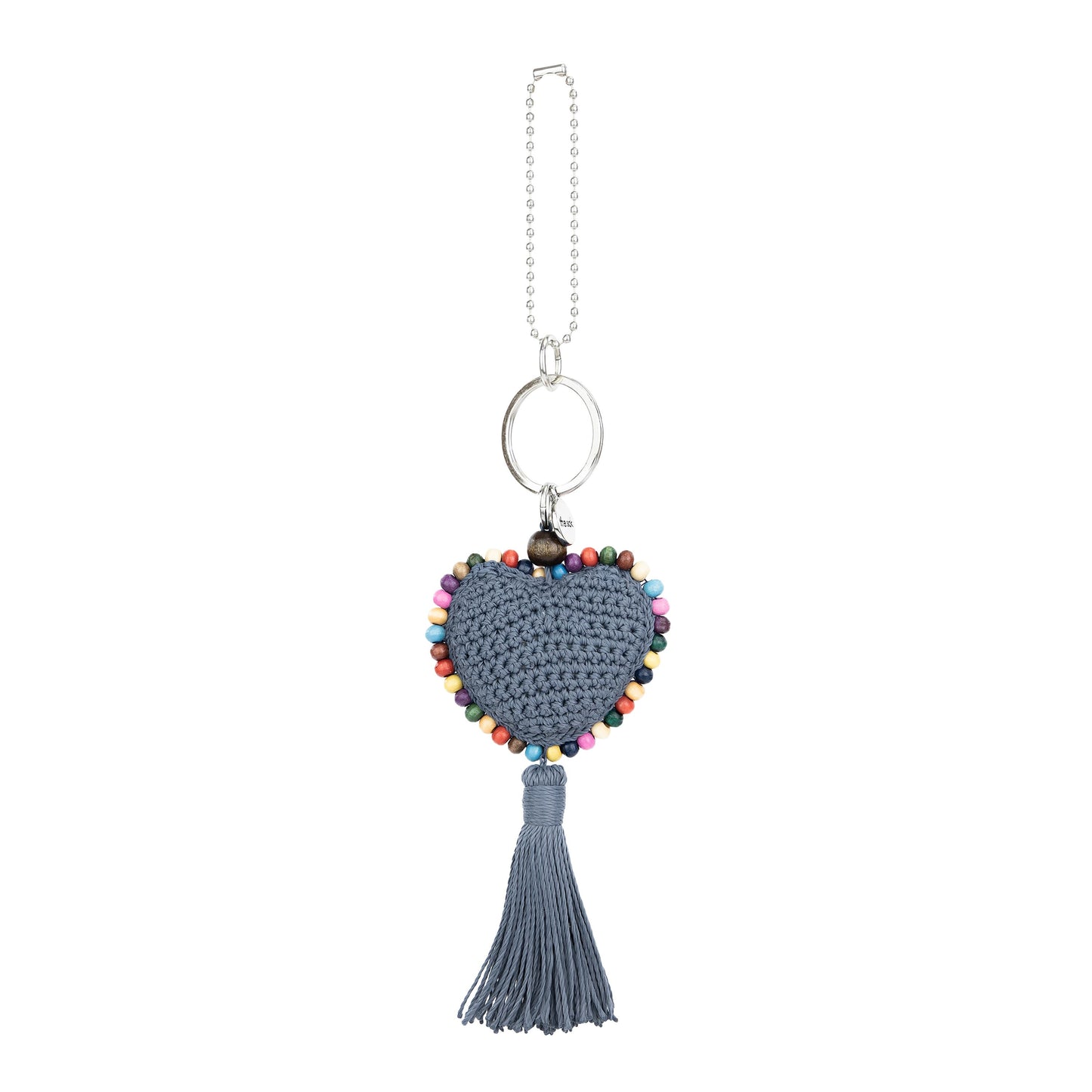 The Sak Yarnicharmz Heart Dangle Crochet - |Maritime|