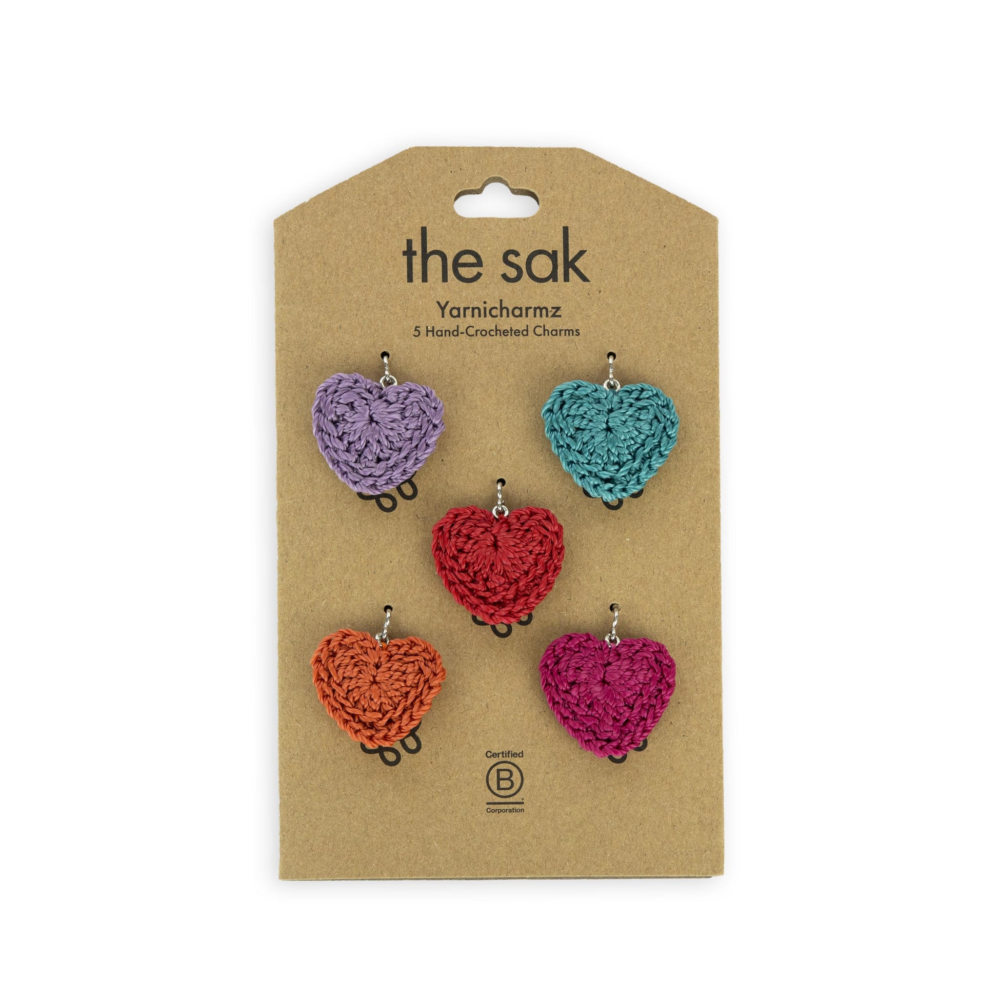 The Sak Yarnicharmz 5 Pack Crochet - |Hearts|