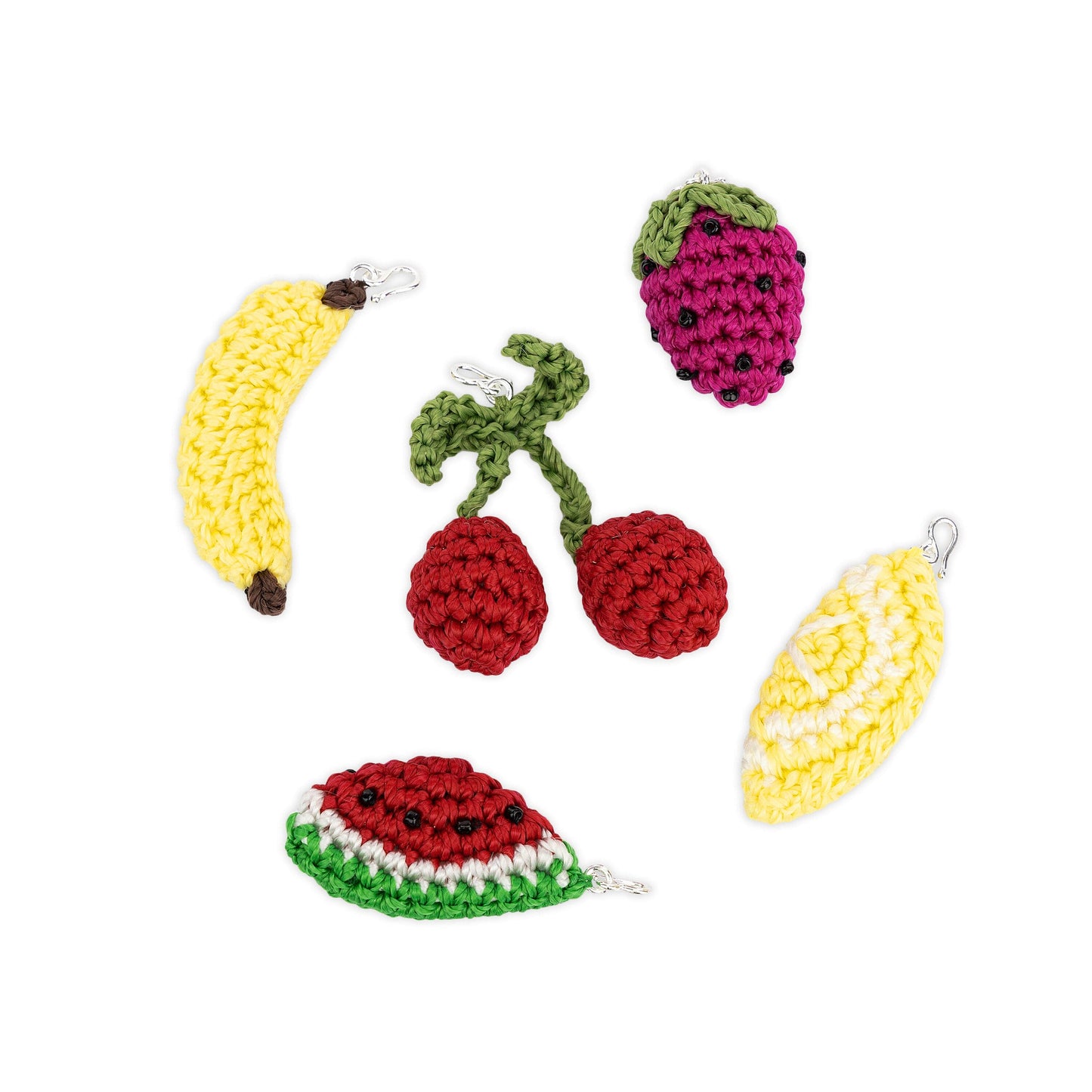 The Sak Yarnicharmz 5 Pack Crochet - |Fruits|