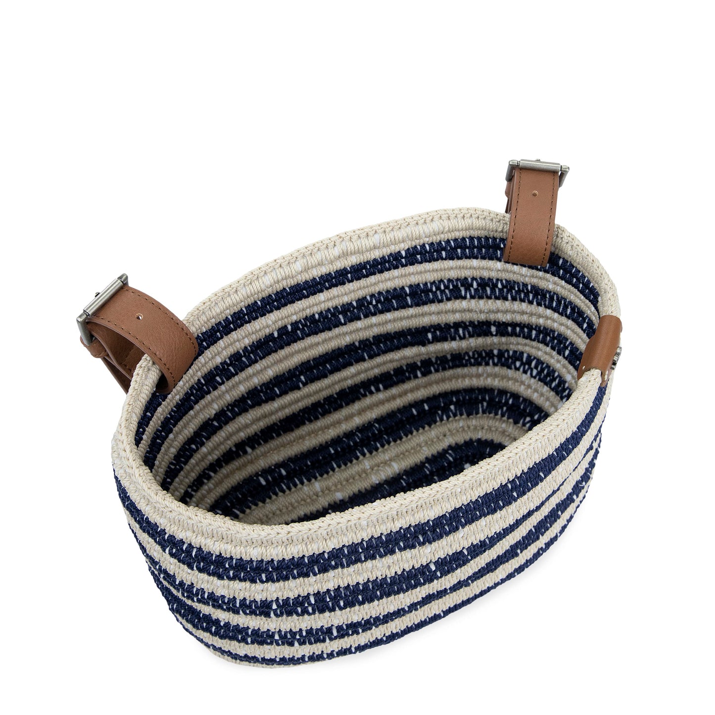 The Sak Bike Basket Crochet - |Denim Stripe|