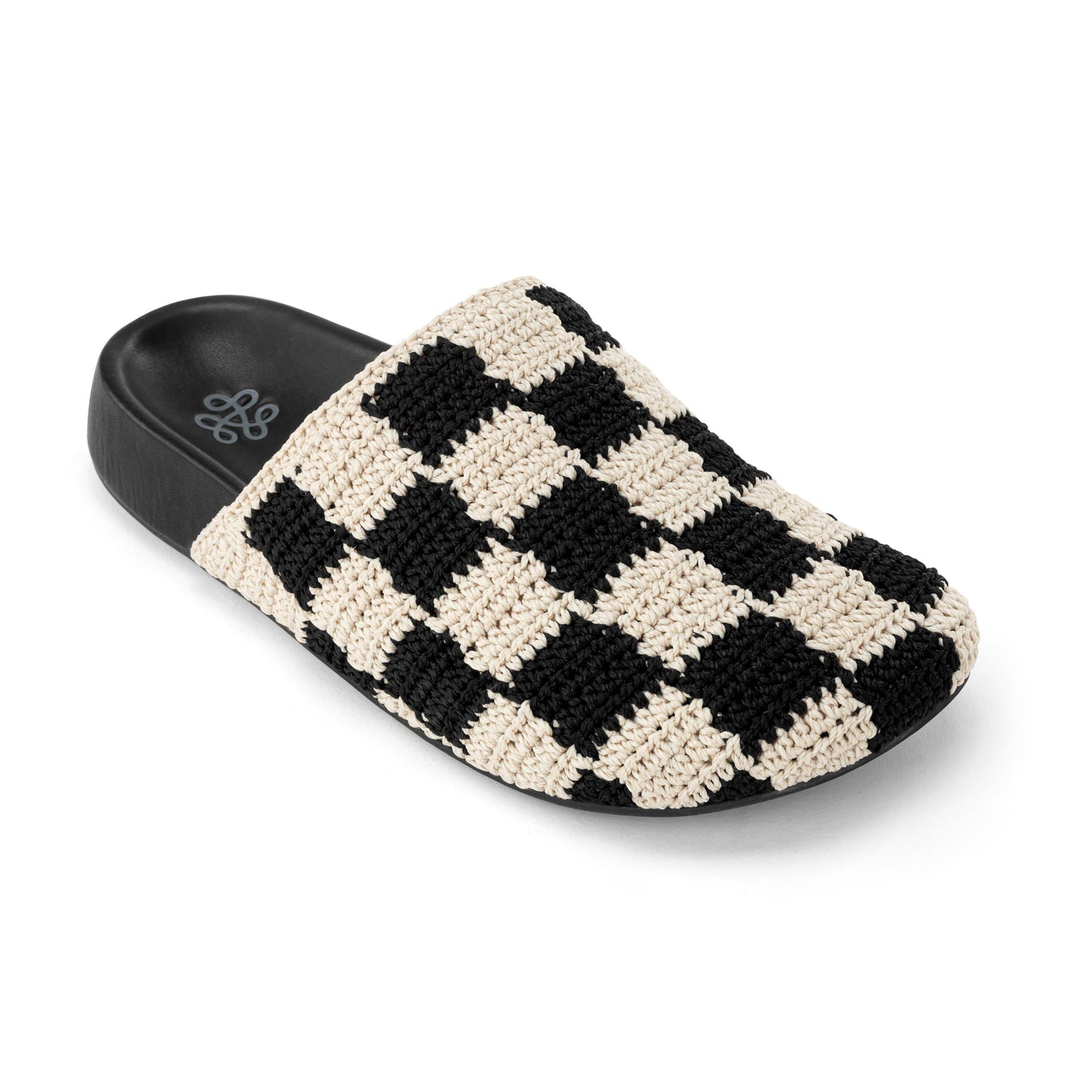 The Sak Bolinas Clog Crochet - |Black Check|