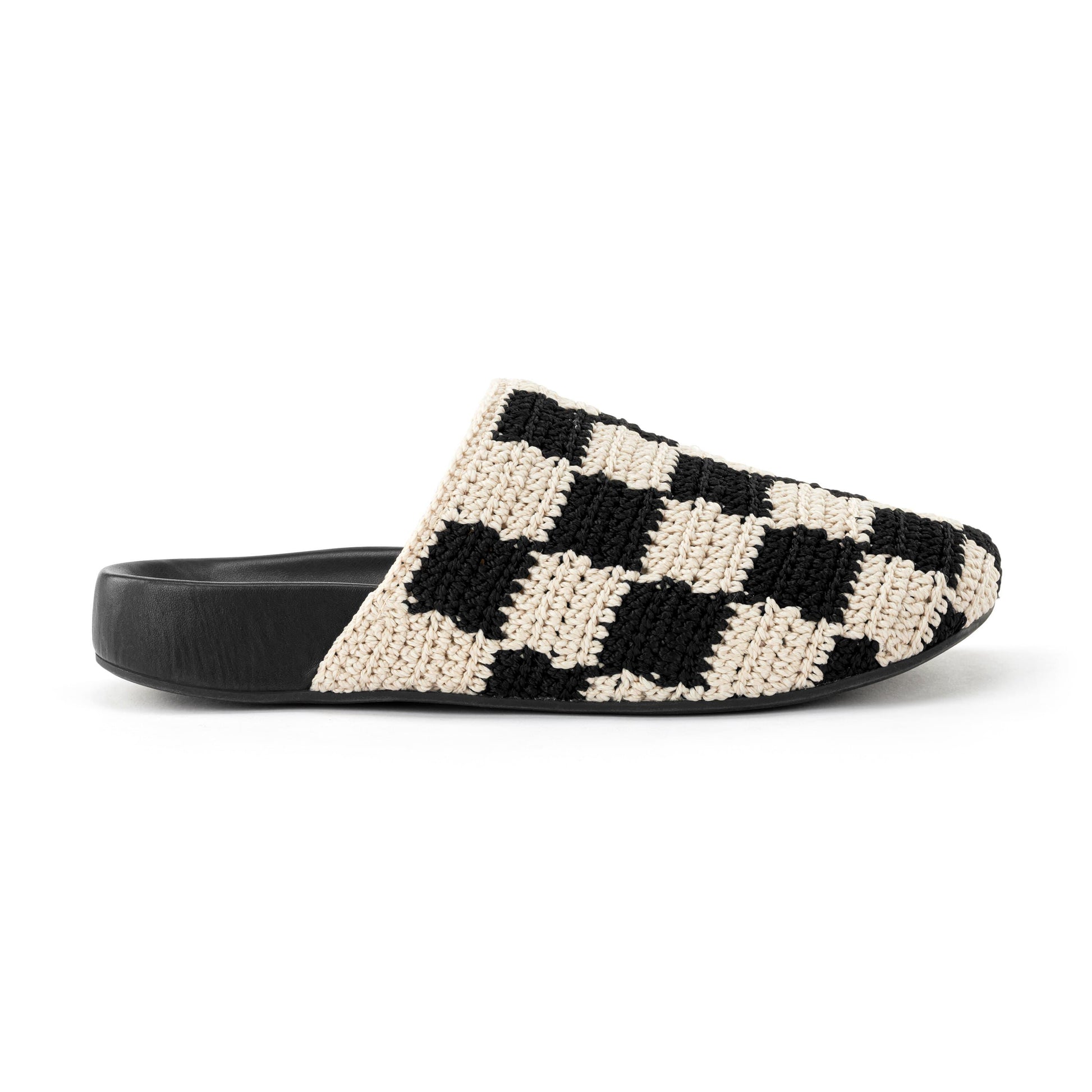 The Sak Bolinas Clog Crochet - |Black Check|