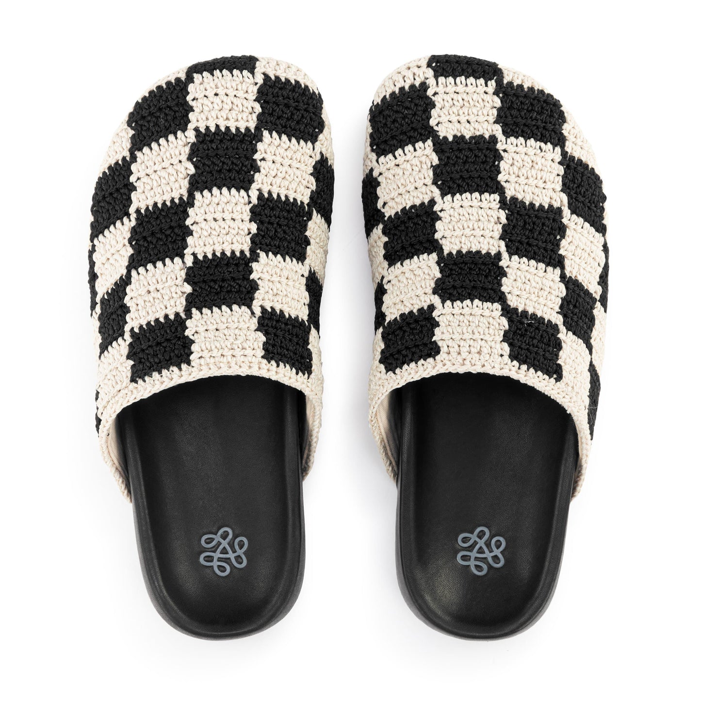 The Sak Bolinas Clog Crochet - |Black Check|