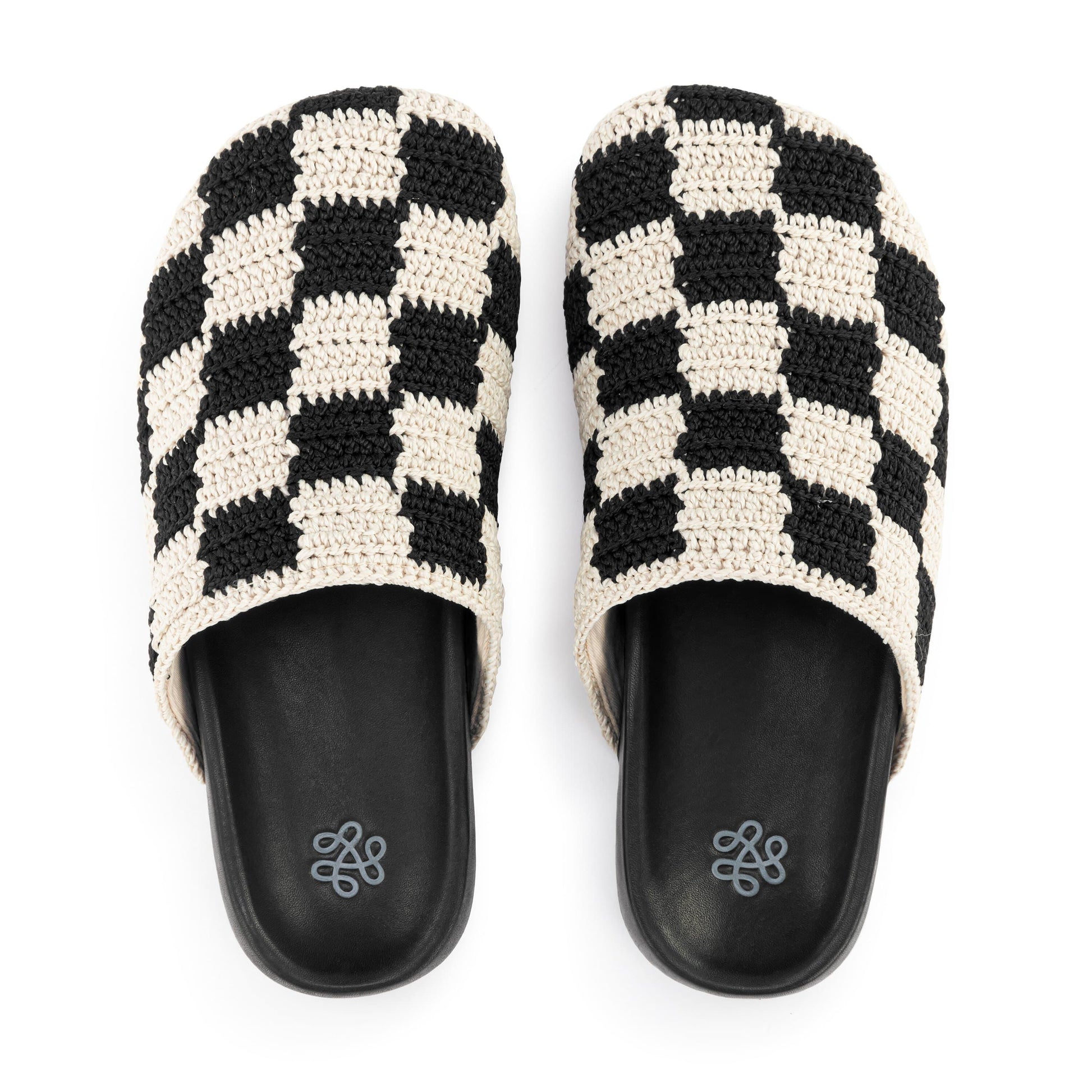 The Sak Bolinas Clog Crochet - |Black Check|