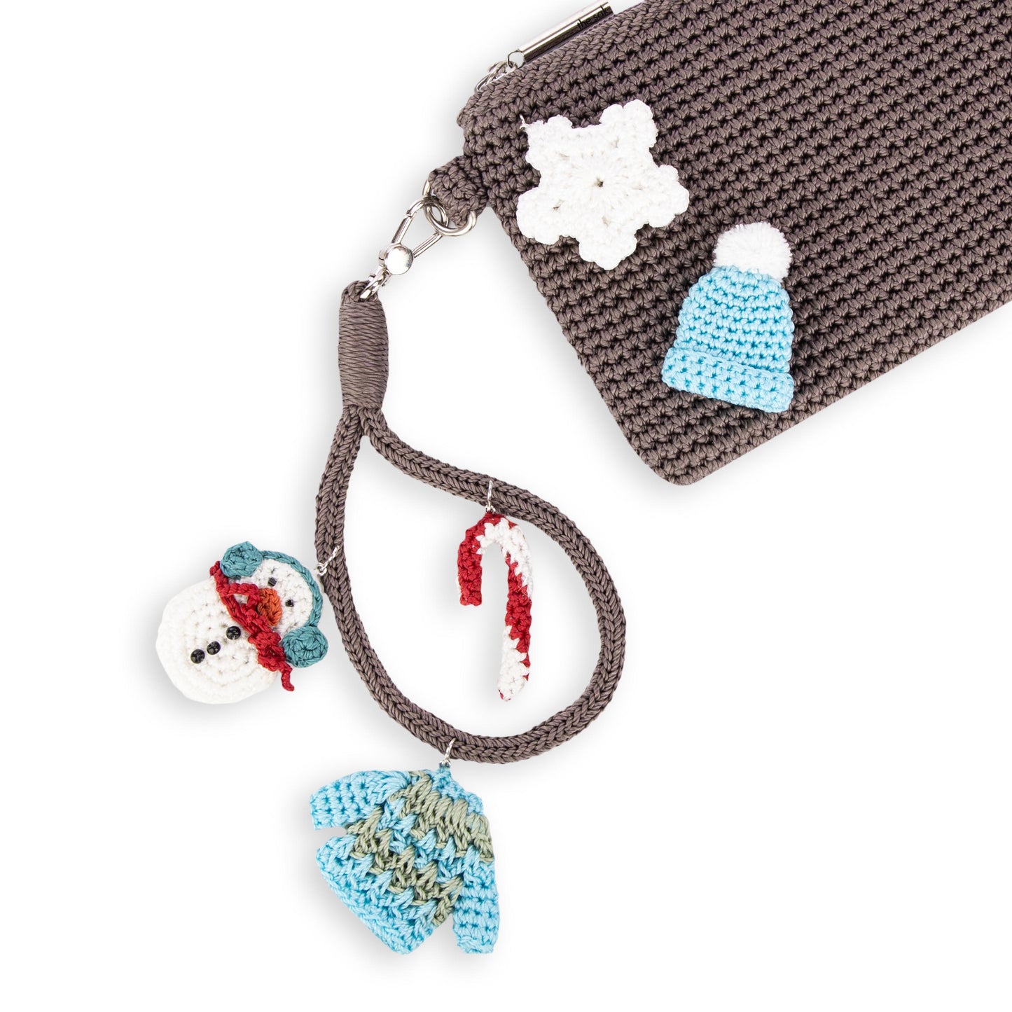 The Sak Vita Wristlet Crochet - |Mushroom|