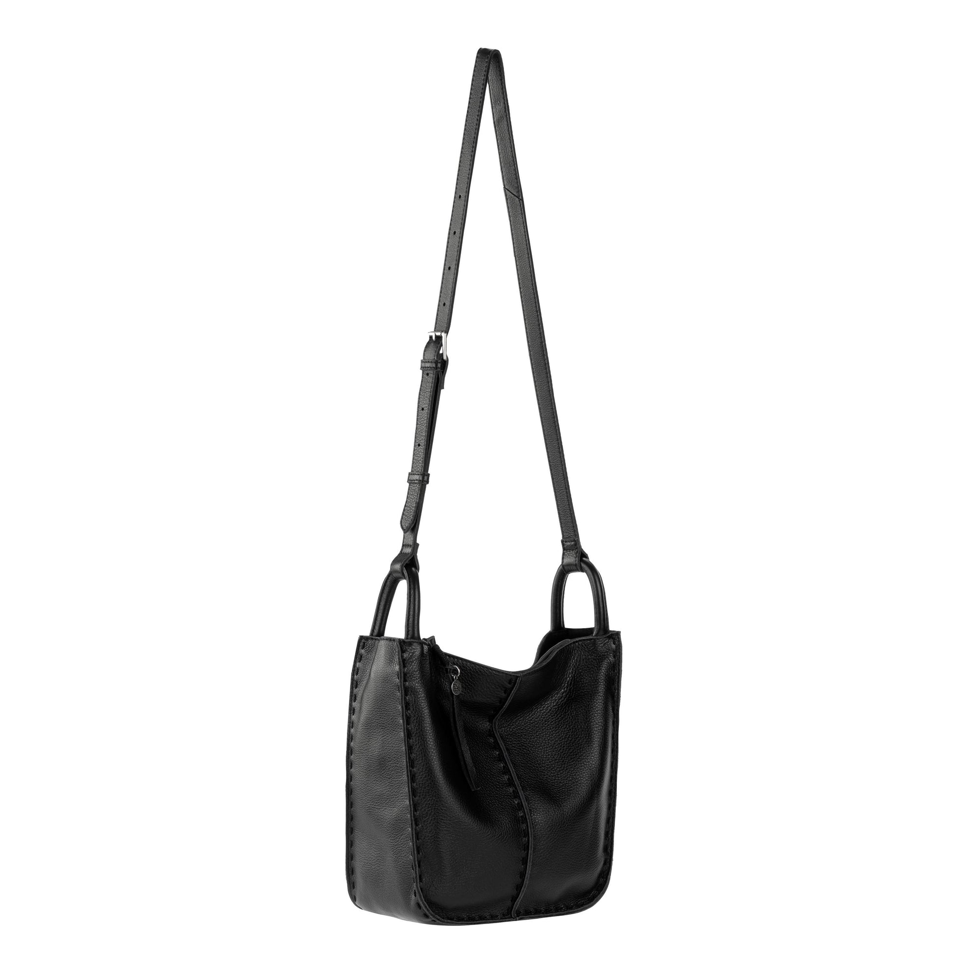 The Sak Los Feliz Slouchy Crossbody Leather - |Black|