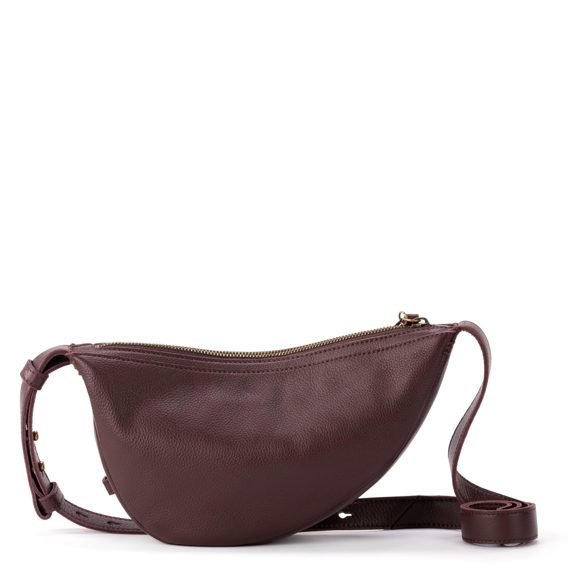The Sak Tess Sling Bag Leather - |Mahogany|