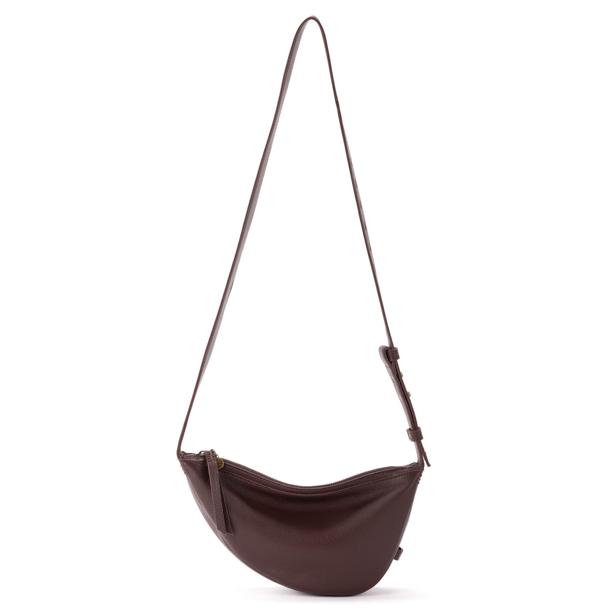 The Sak Tess Sling Bag Leather - |Mahogany|