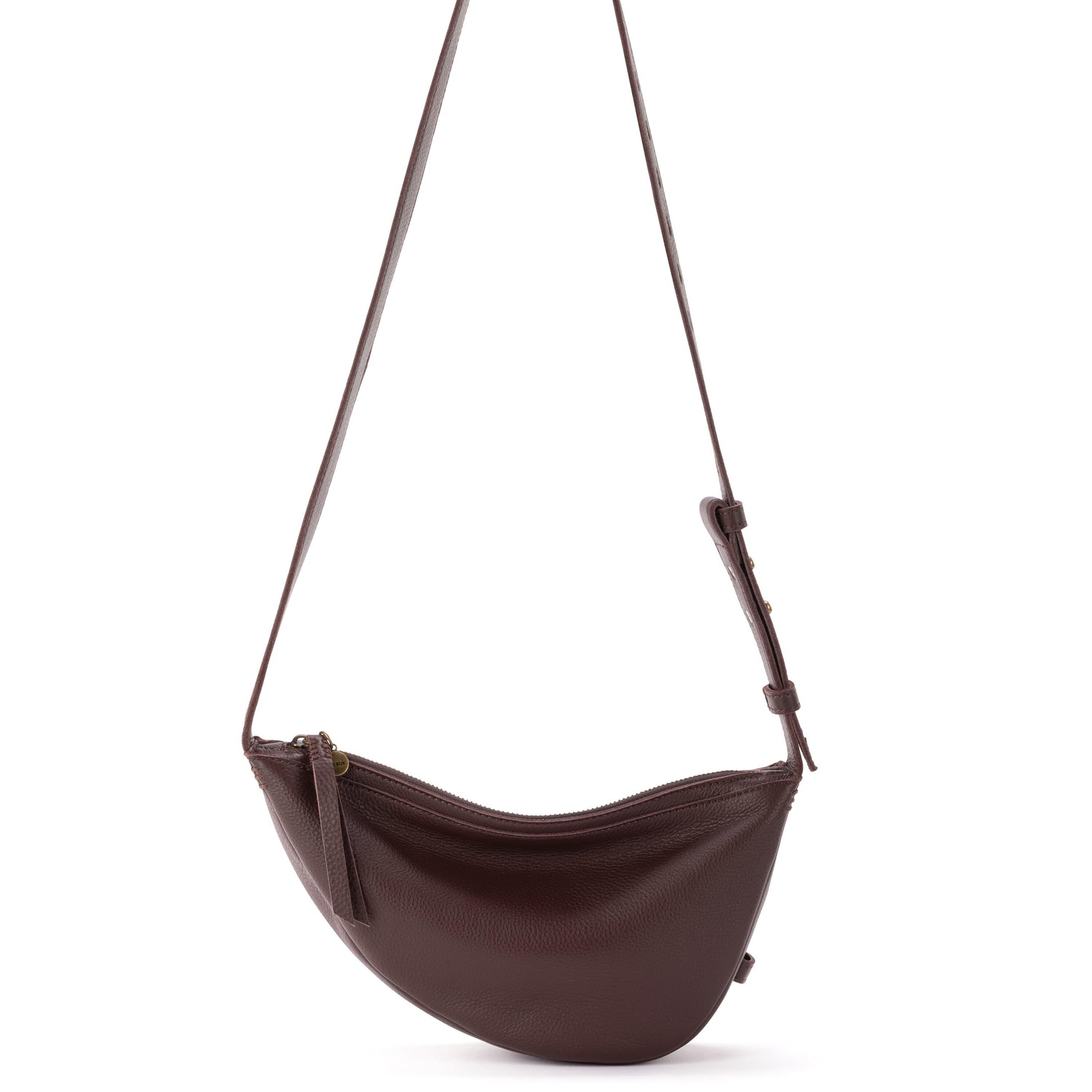 The Sak Tess Sling Bag Leather - |Mahogany|