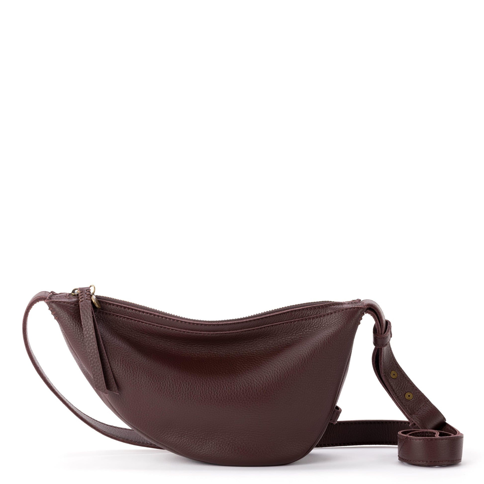 The Sak Tess Sling Bag Leather - |Mahogany|