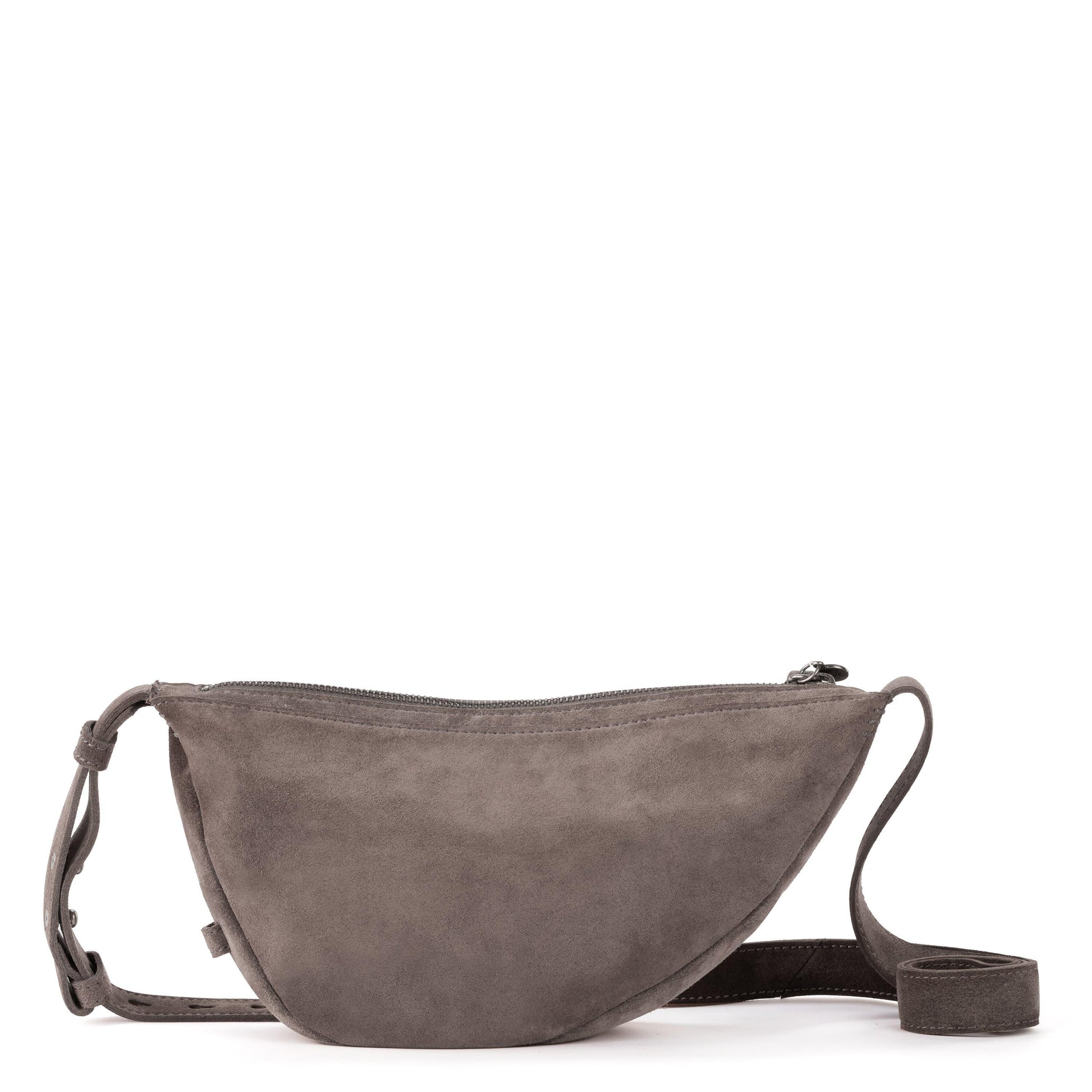 The Sak Tess Sling Bag Leather - |Mushroom Suede|