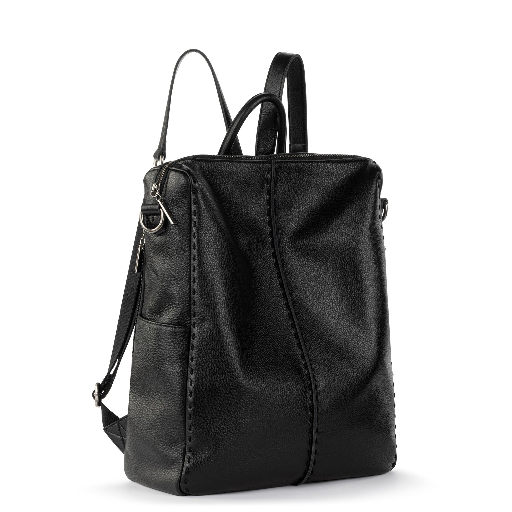 The Sak Los Feliz Backpack Leather - |Black|