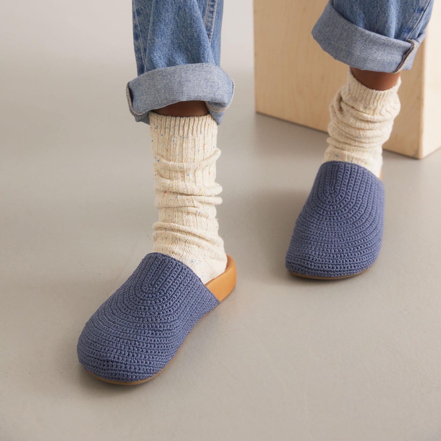 The Sak Bolinas Clog Crochet - |Maritime|