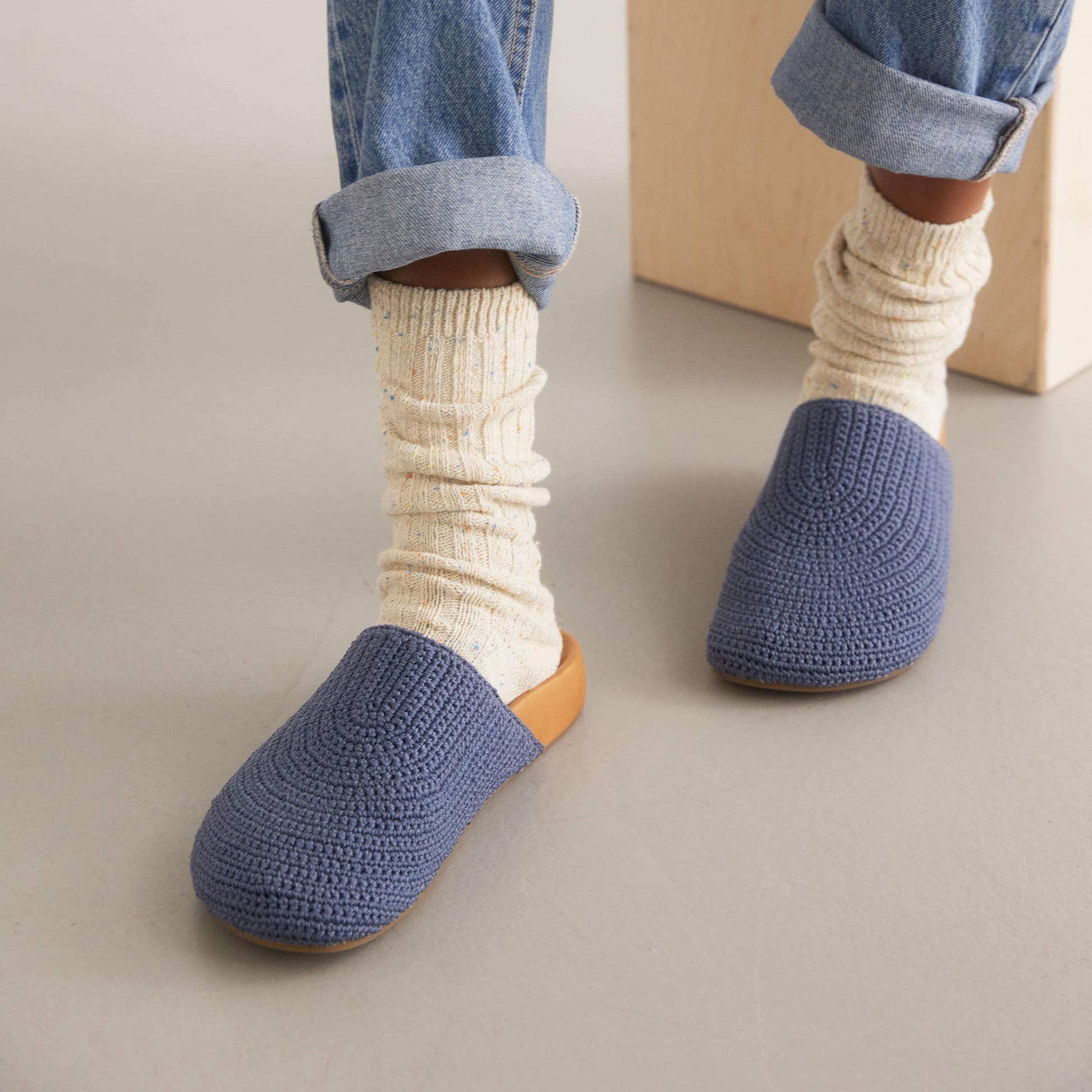 The Sak Bolinas Clog Crochet - |Maritime|