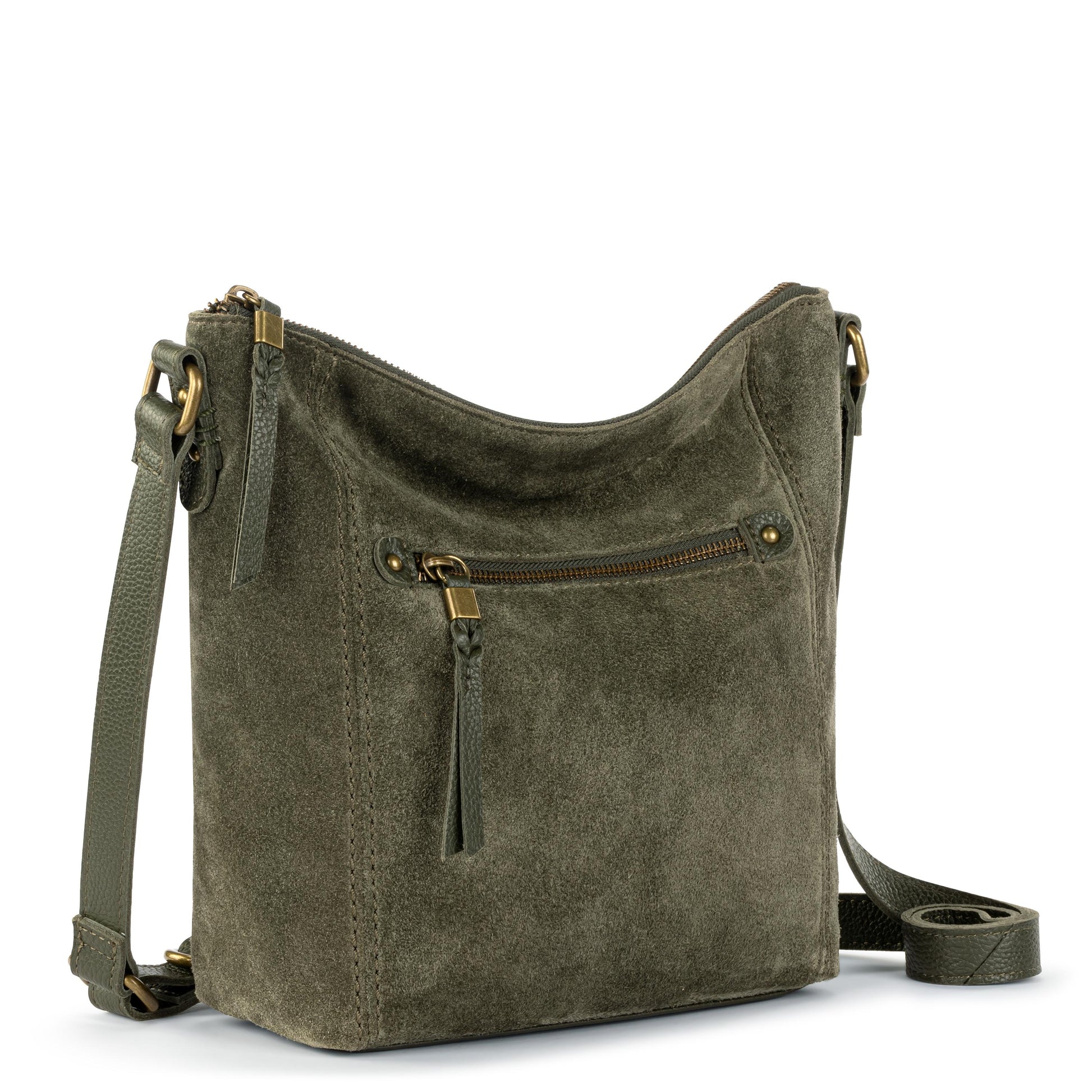 The Sak Ashland Crossbody Leather - |Moss Suede|
