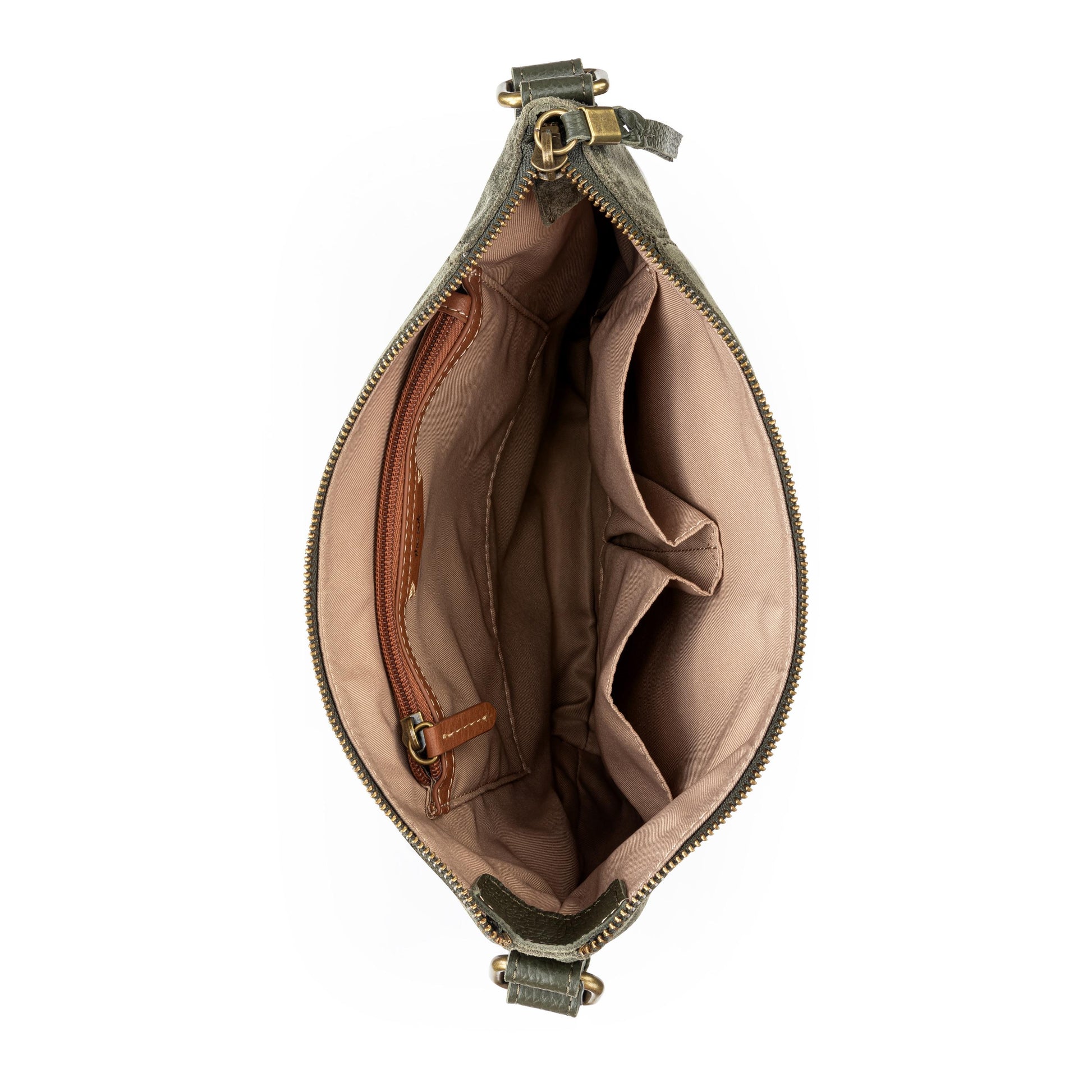 The Sak Ashland Crossbody Leather - |Moss Suede|