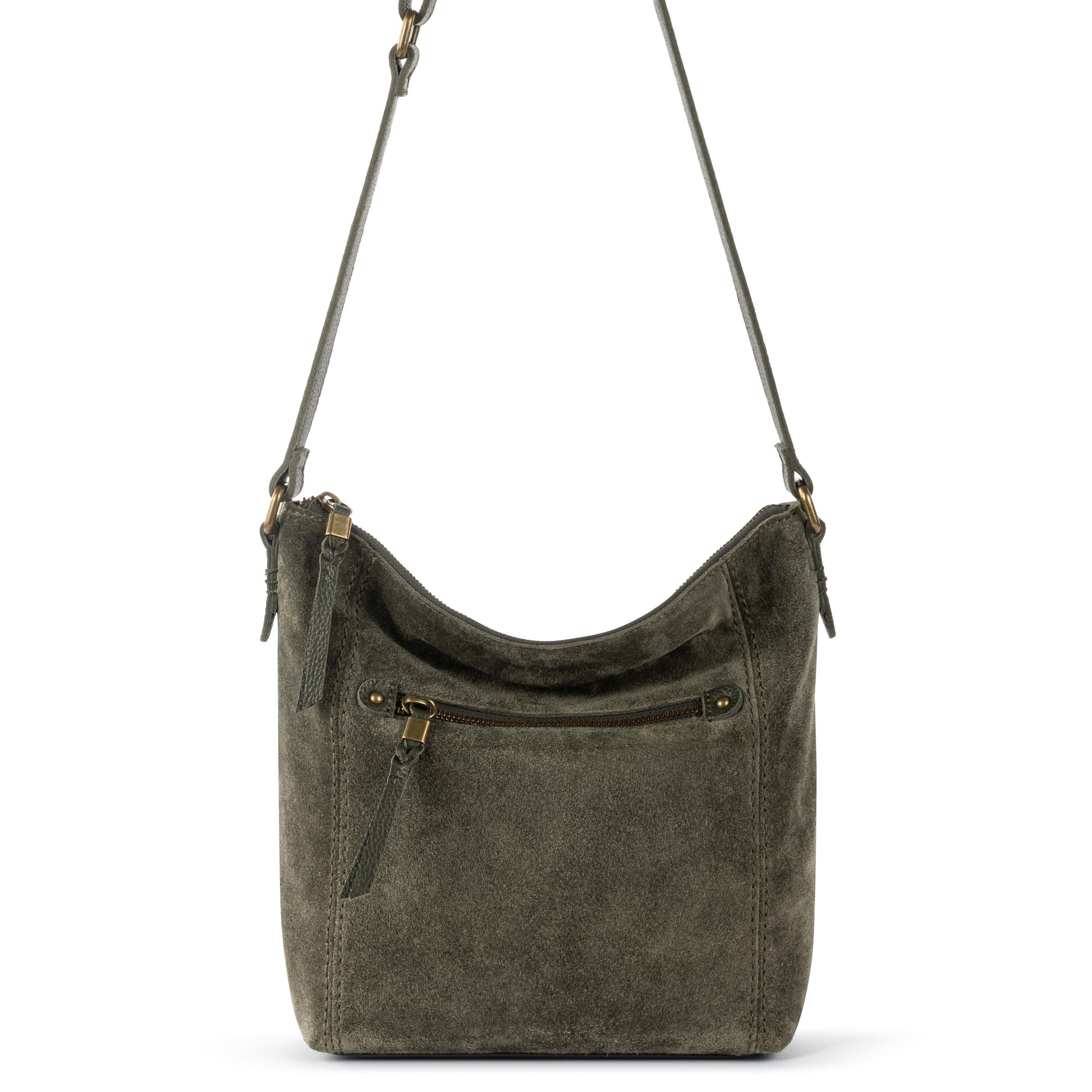 The Sak Ashland Crossbody Leather - |Moss Suede|