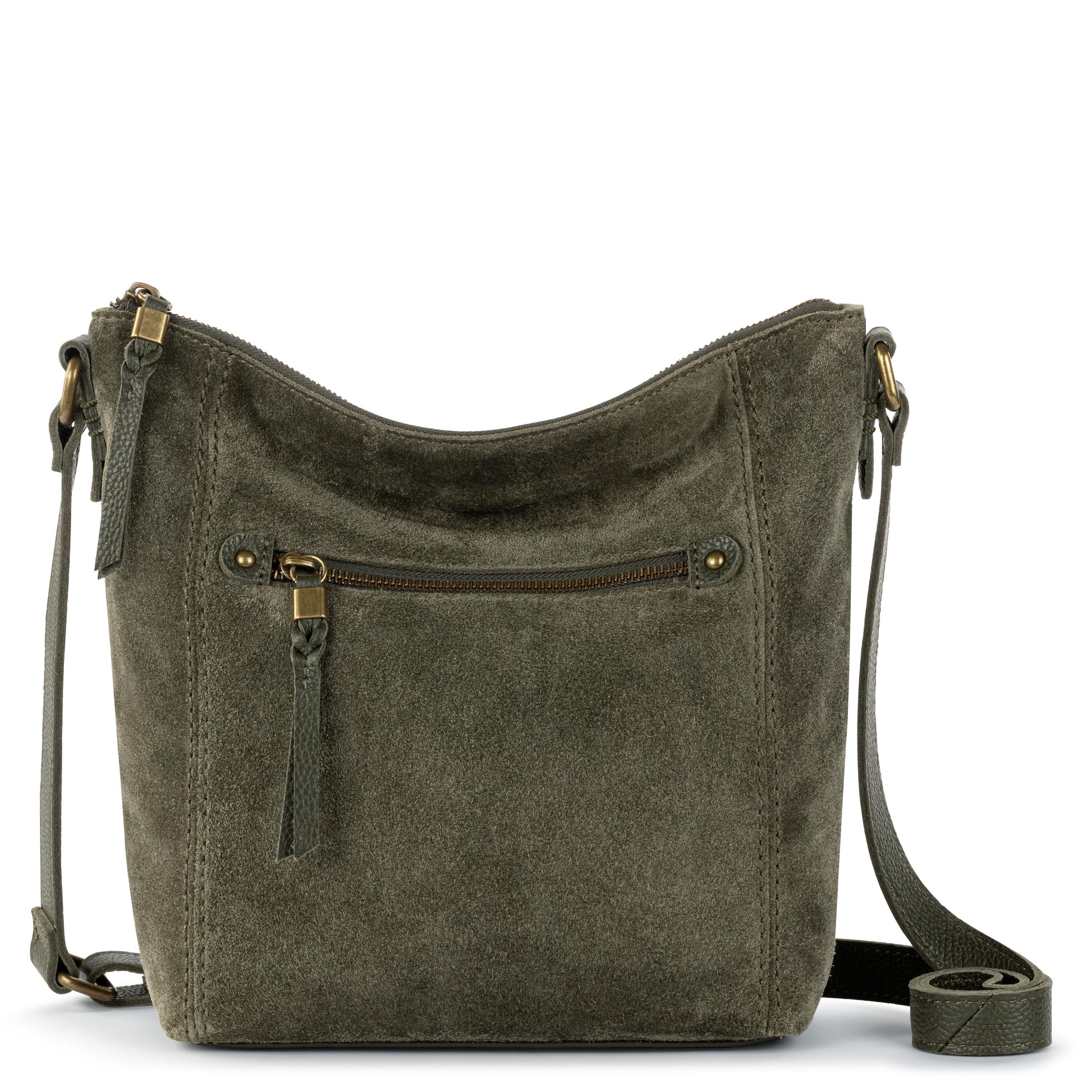 The Sak Ashland Crossbody Leather - |Moss Suede|