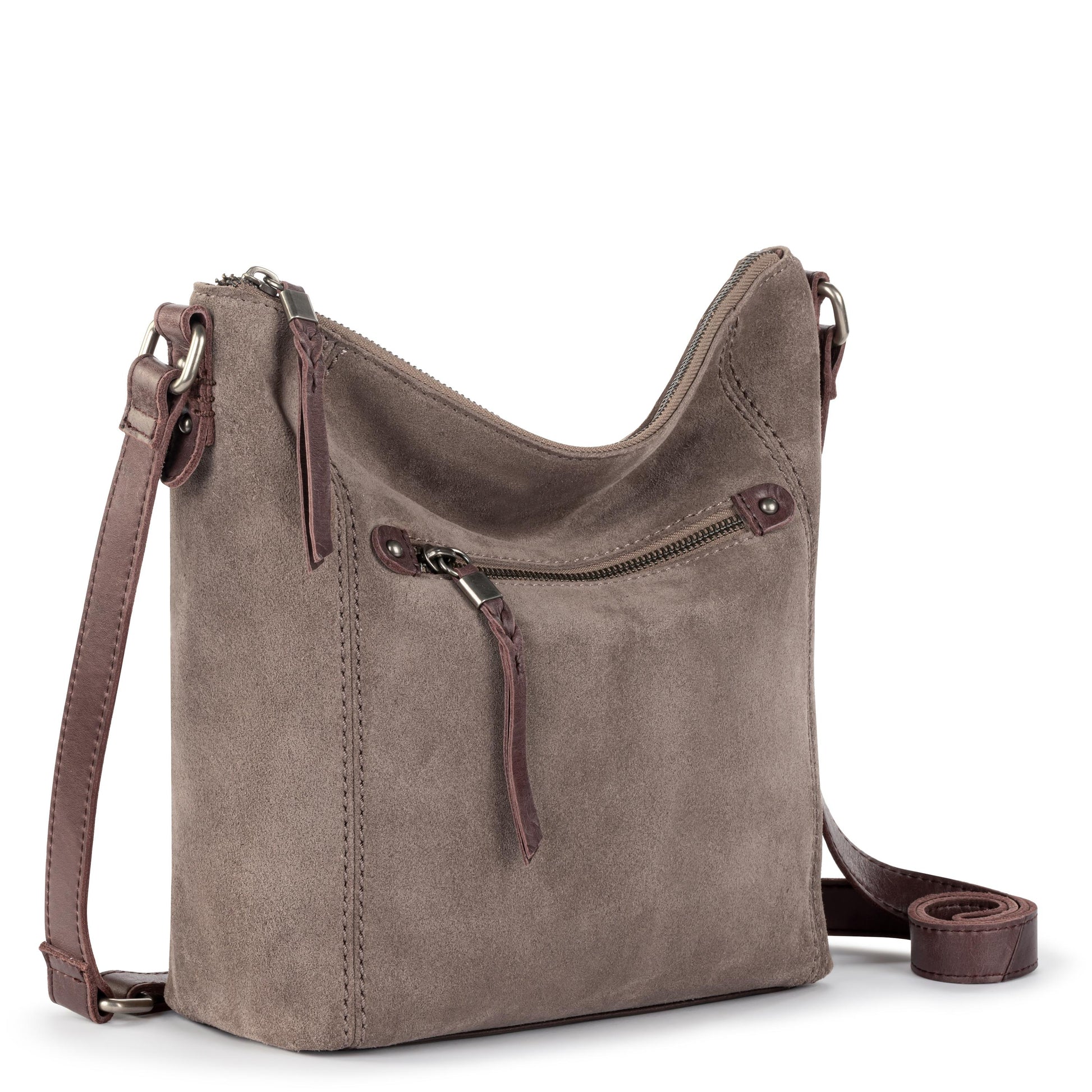 The Sak Ashland Crossbody Leather - |Mushroom Suede|