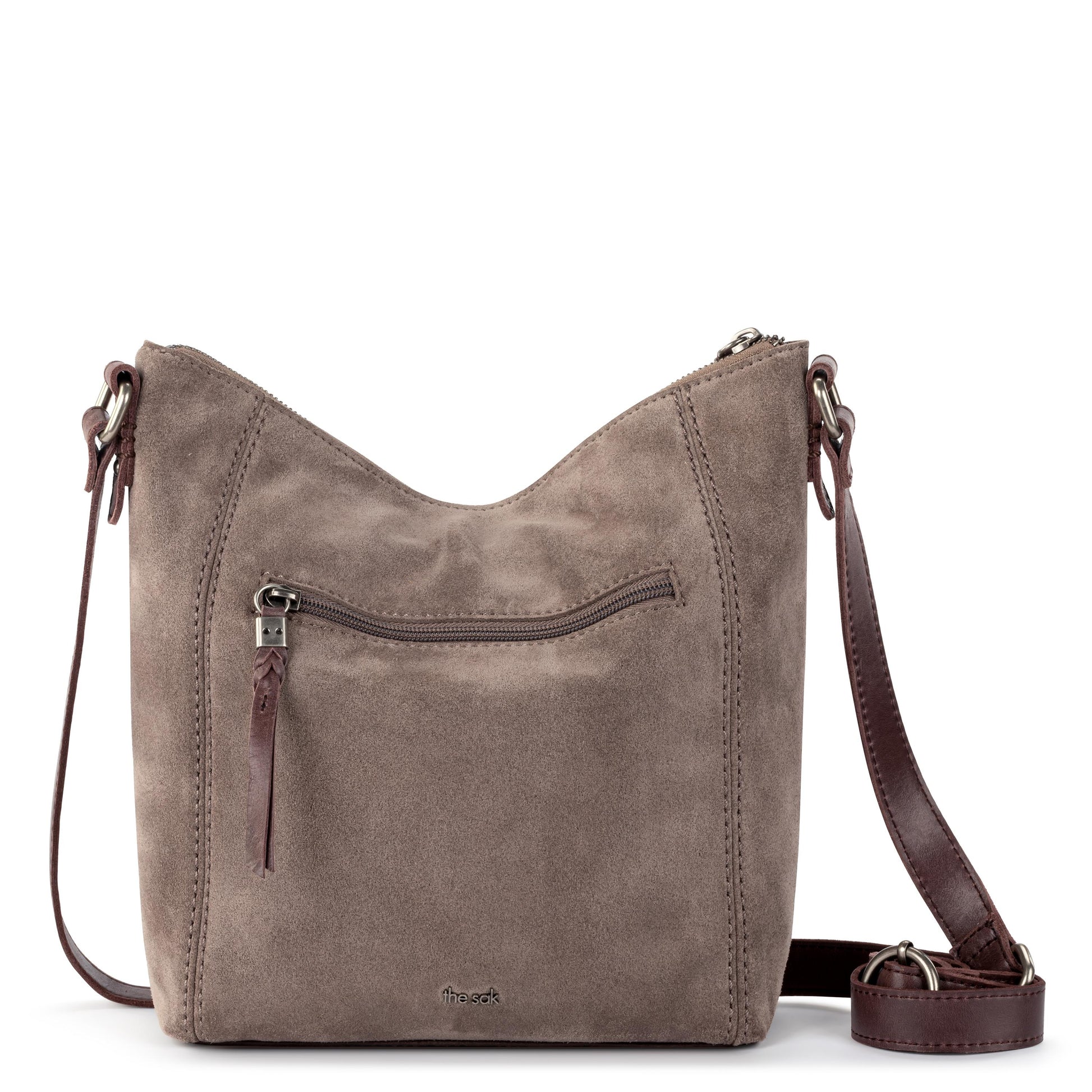 The Sak Ashland Crossbody Leather - |Mushroom Suede|