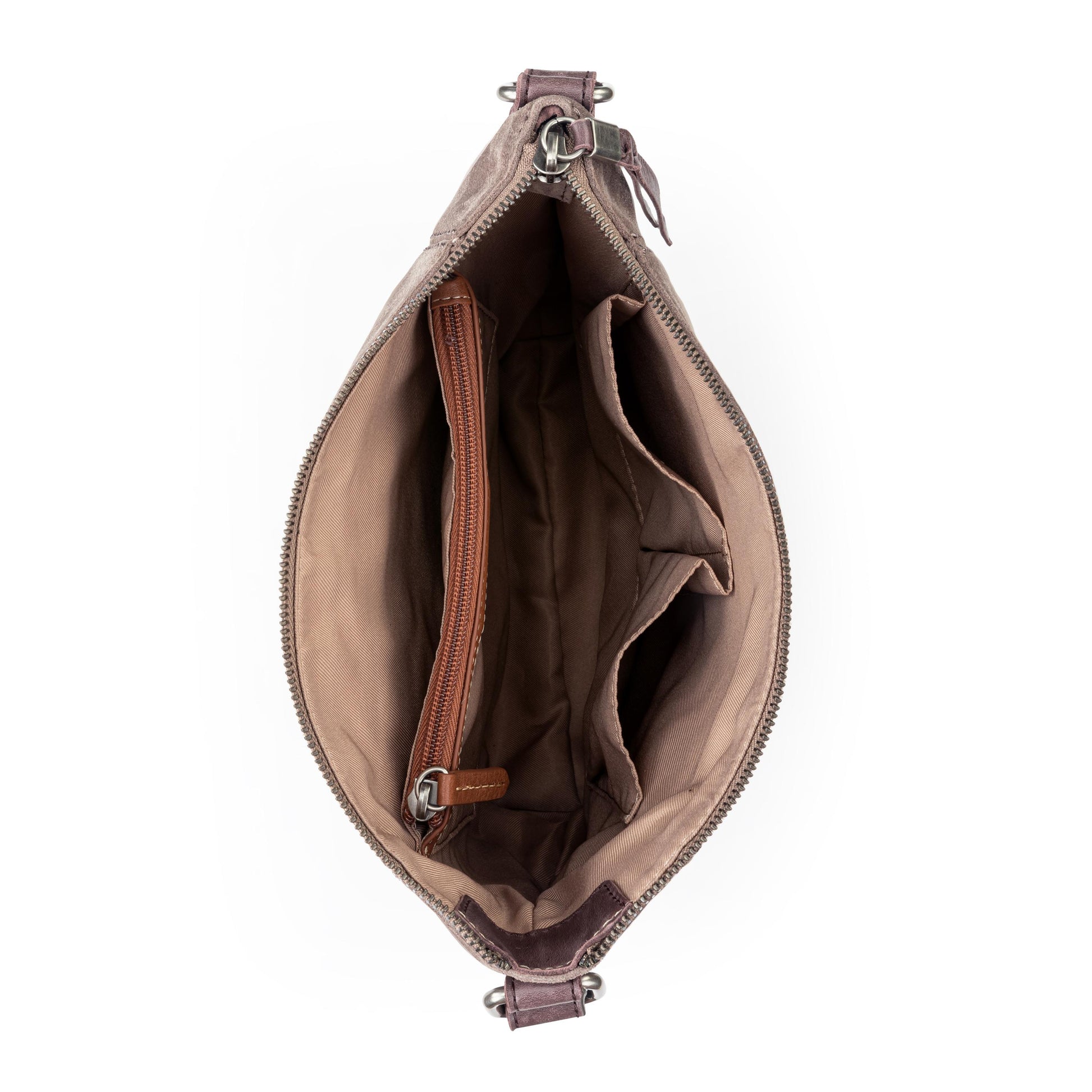 The Sak Ashland Crossbody Leather - |Mushroom Suede|