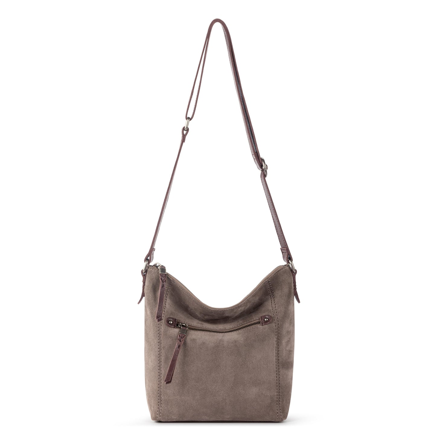 The Sak Ashland Crossbody Leather - |Mushroom Suede|