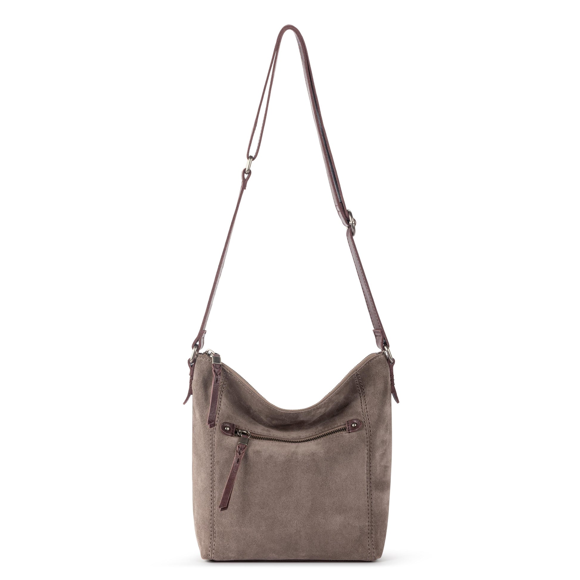 The Sak Ashland Crossbody Leather - |Mushroom Suede|