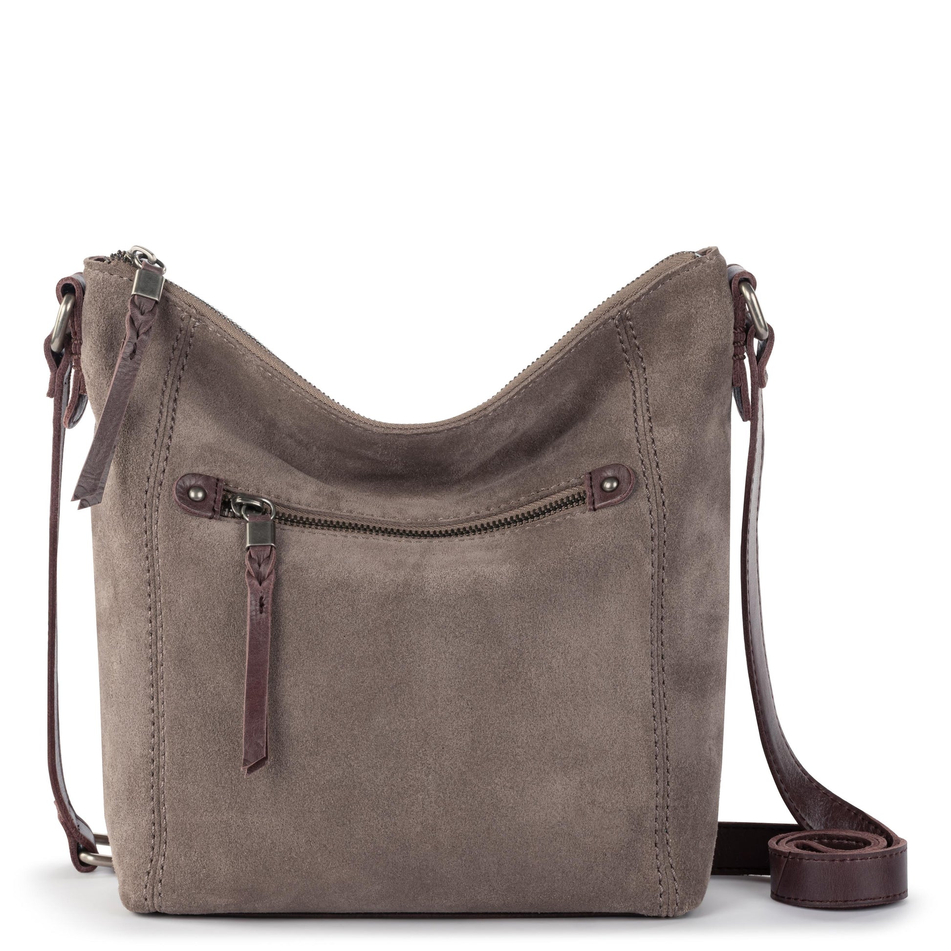 The Sak Ashland Crossbody Leather - |Mushroom Suede|