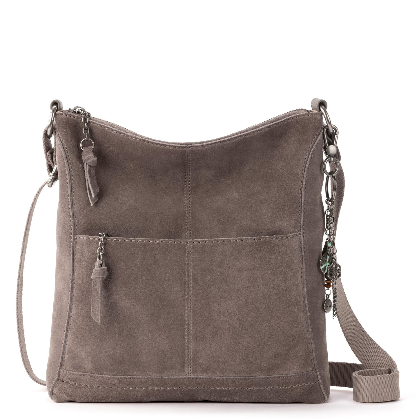 The Sak Lucia Crossbody Leather - |Mushroom Suede|