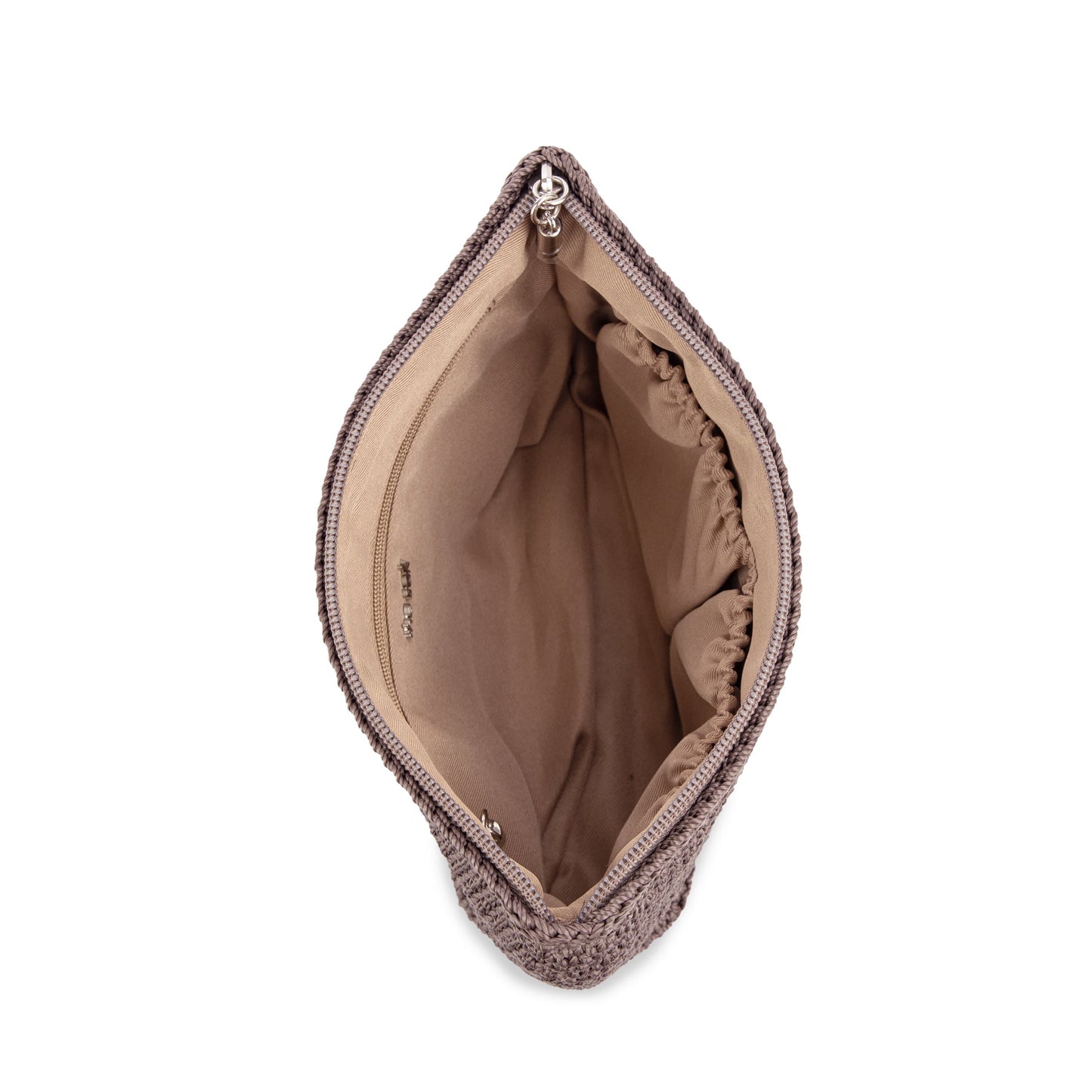 The Sak Essential Medium Pouch Crochet - |Mushroom|