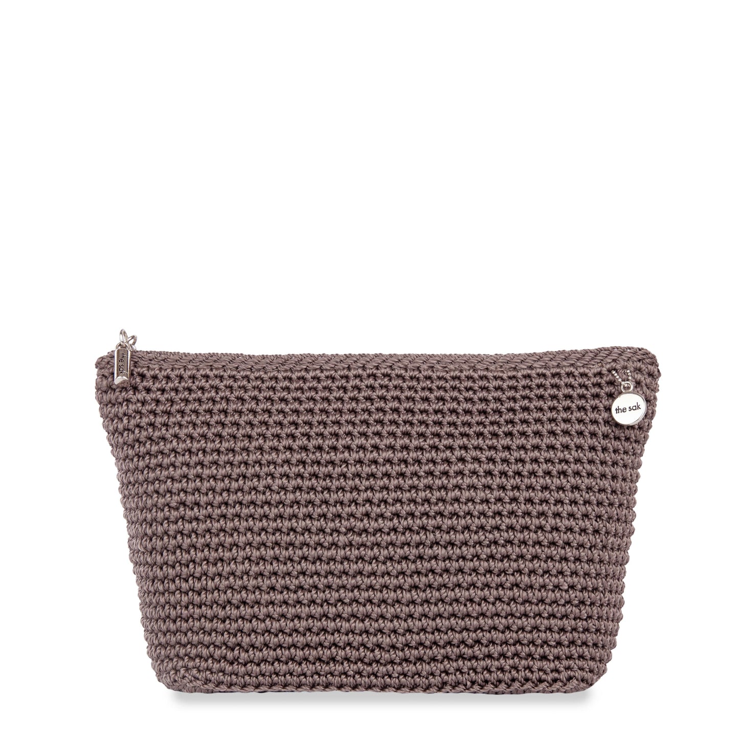 The Sak Essential Medium Pouch Crochet - |Mushroom|
