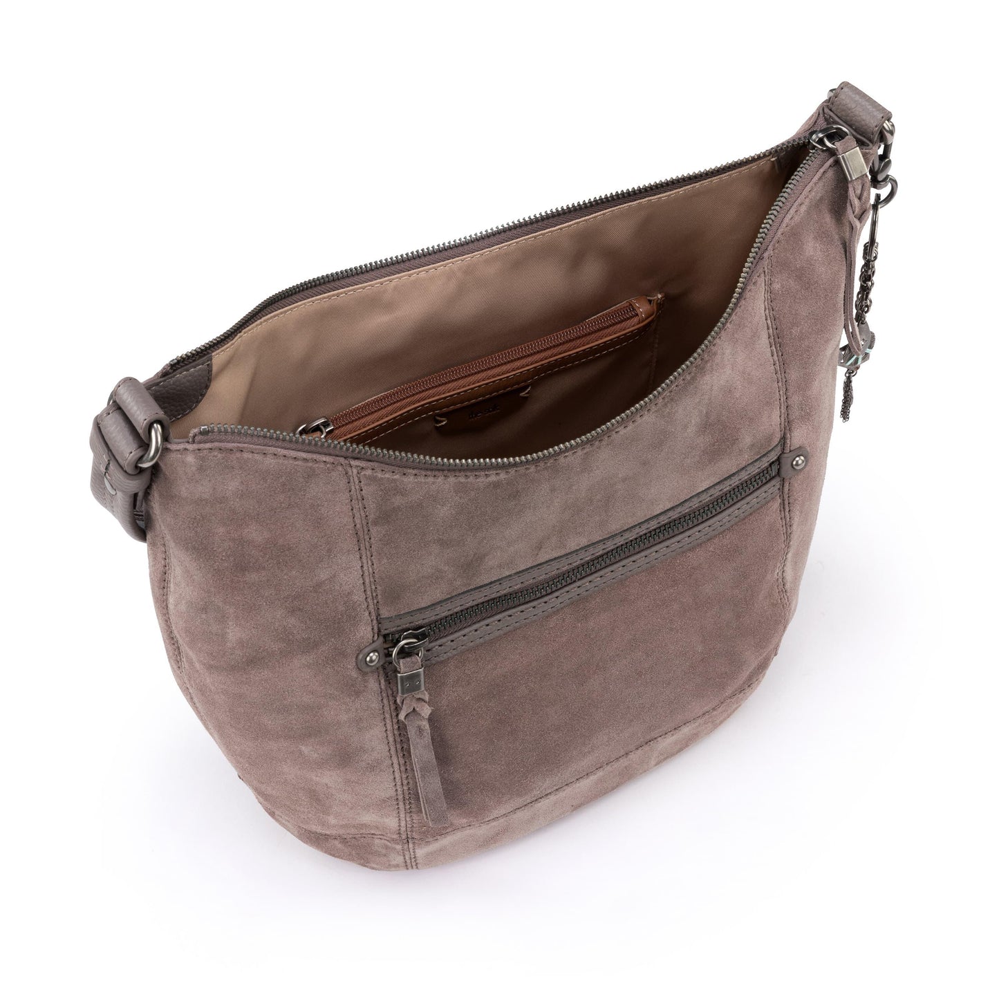 The Sak Sequoia Hobo Leather - |Mushroom Suede|