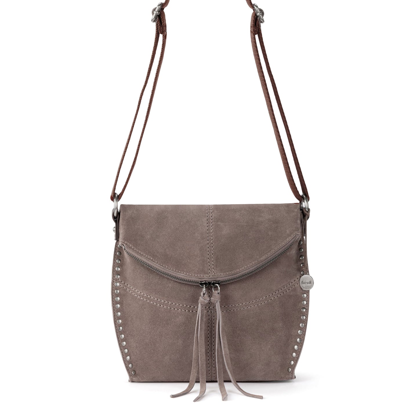 The Sak Silverlake Crossbody Leather - |Mushroom Suede|