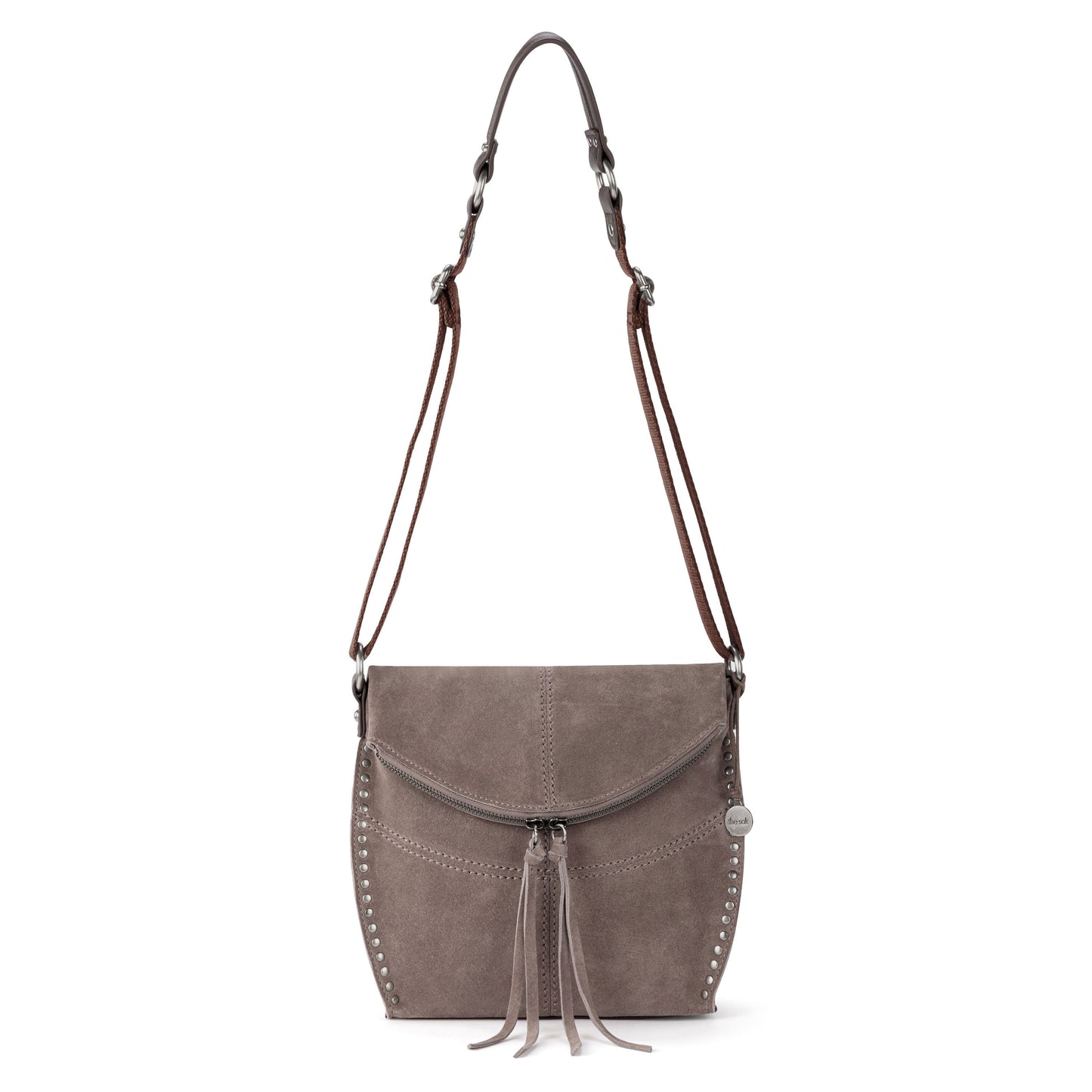 The Sak Silverlake Crossbody Leather - |Mushroom Suede|