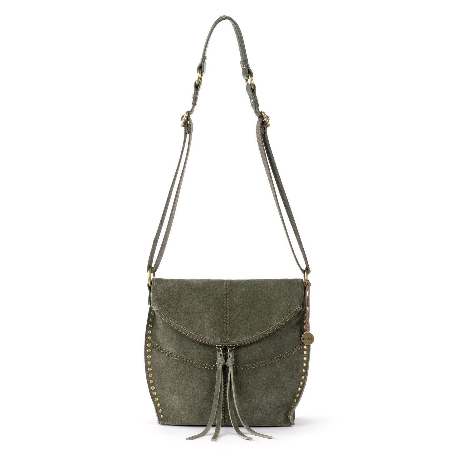 The Sak Silverlake Crossbody Leather - |Moss Suede|