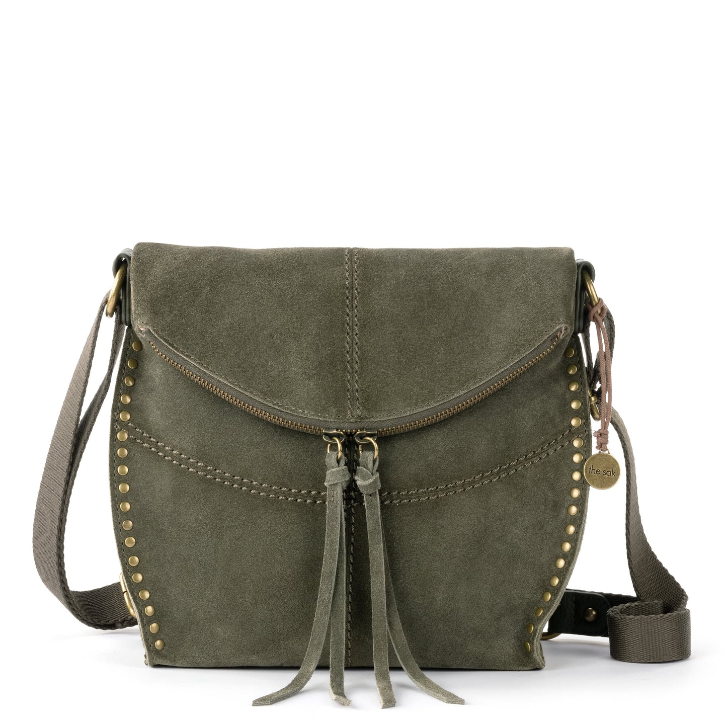 The Sak Silverlake Crossbody Leather - |Moss Suede|