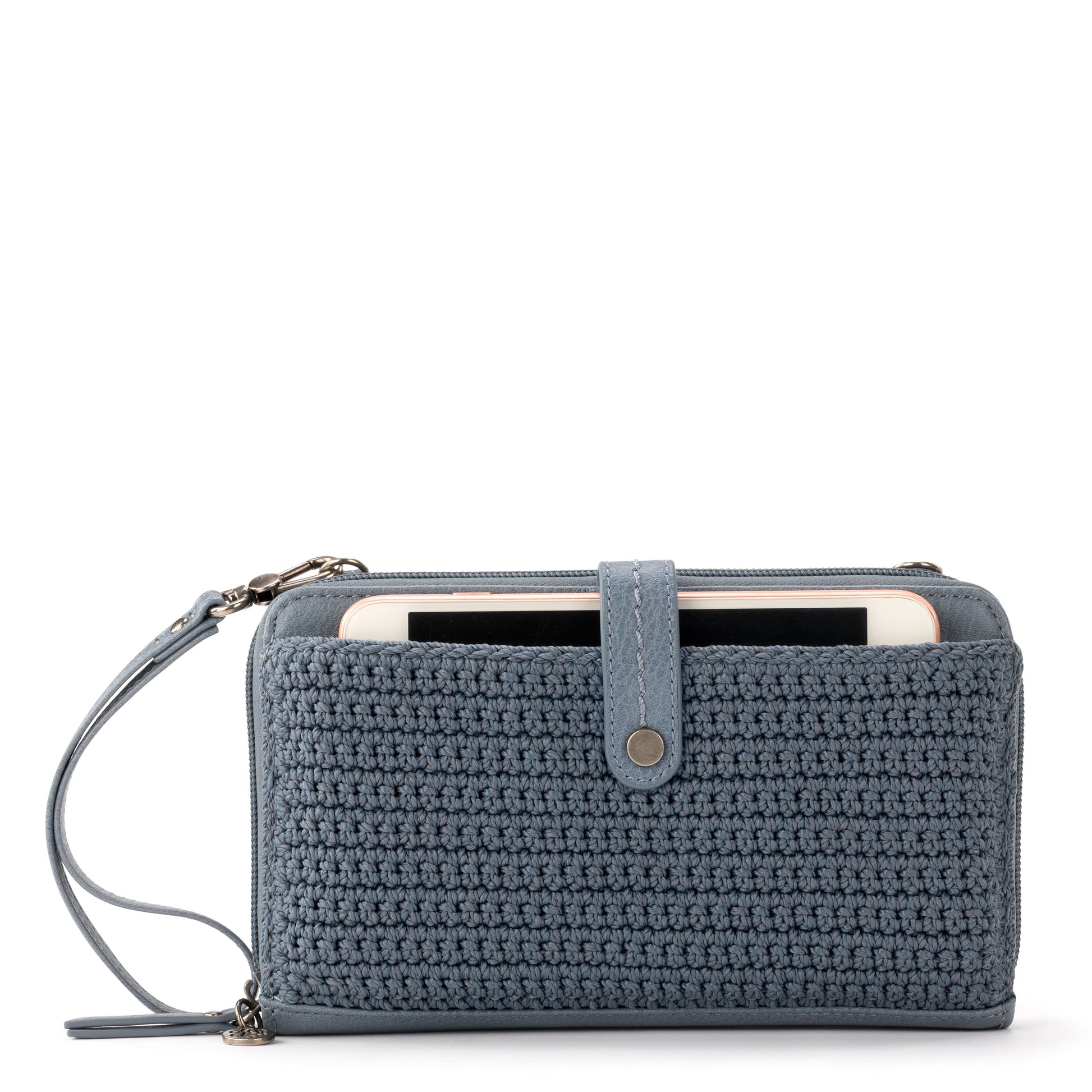 The Sak Iris Large Smartphone Crossbody Crochet - |Maritime|