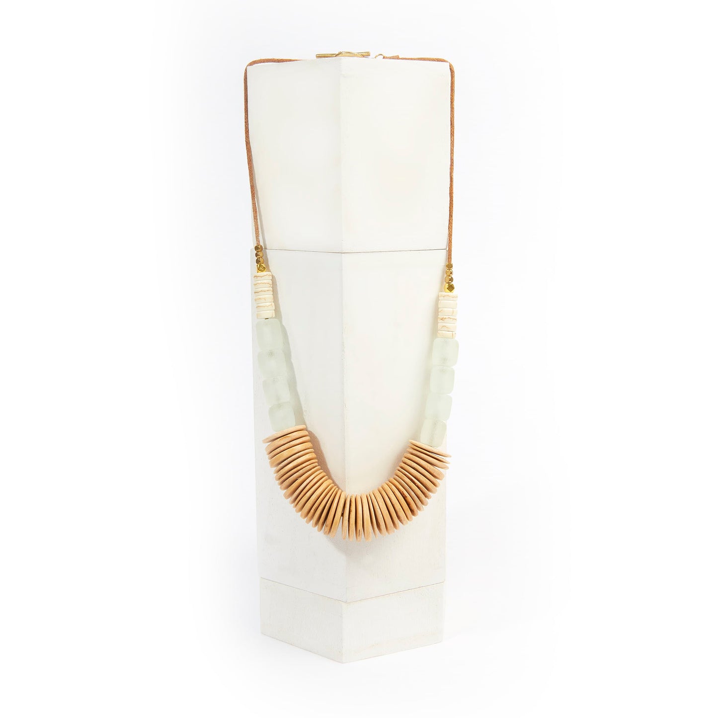 The Sak Willow Statement Necklace - |Basil|