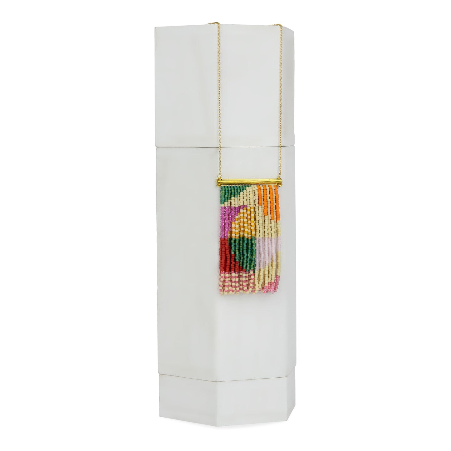 The Sak Rasha Pendant Necklace - |Rainbow Multi|