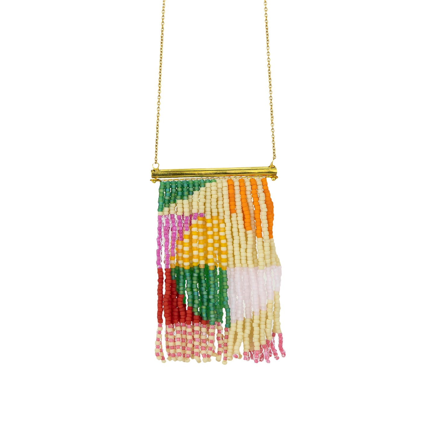 The Sak Rasha Pendant Necklace - |Rainbow Multi|