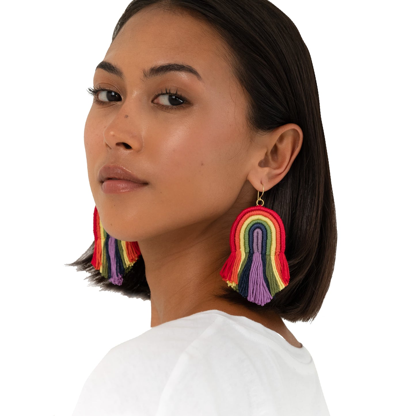 The Sak Cyrus Charm Earrings - |Rainbow|