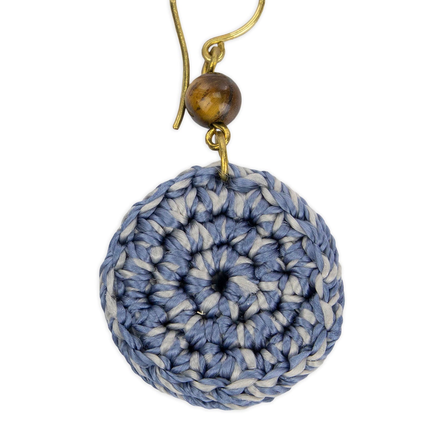 The Sak Jasper Disc Earrings - |Ocean Multi|