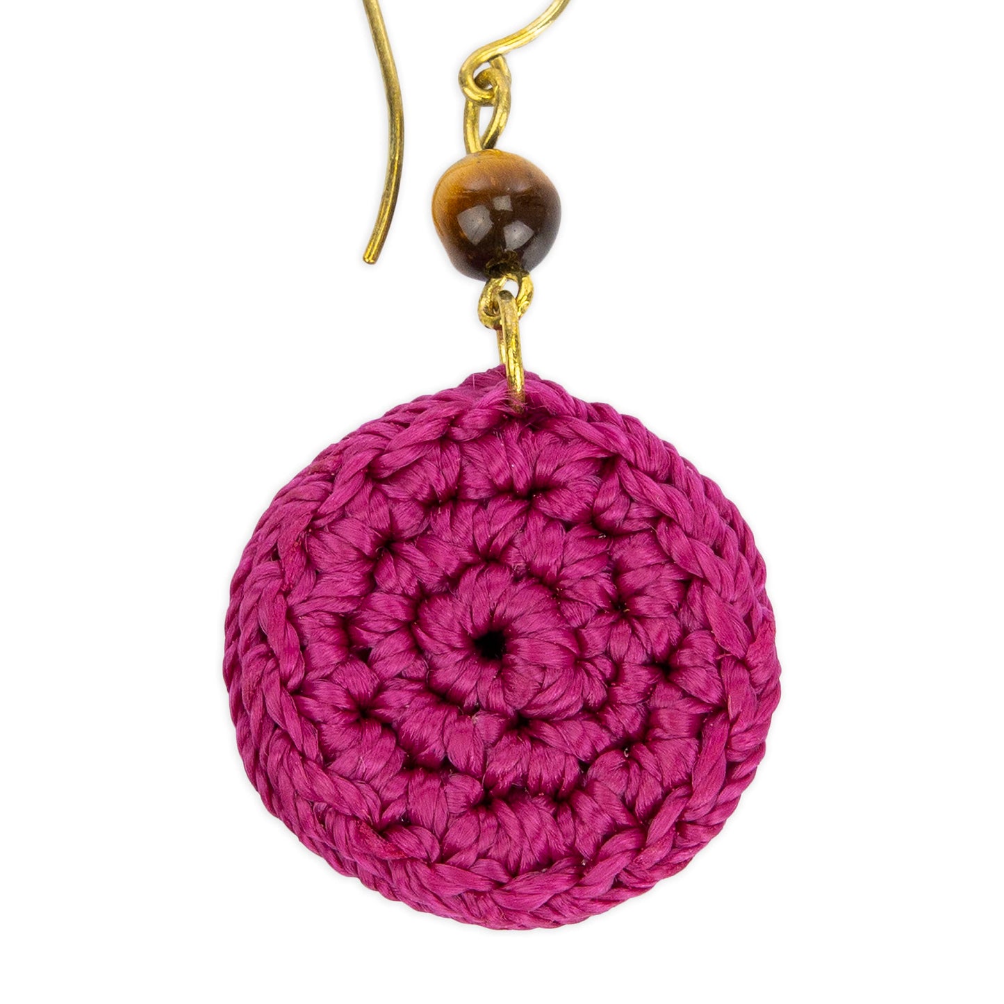 The Sak Jasper Disc Earrings - |Pinkberry|