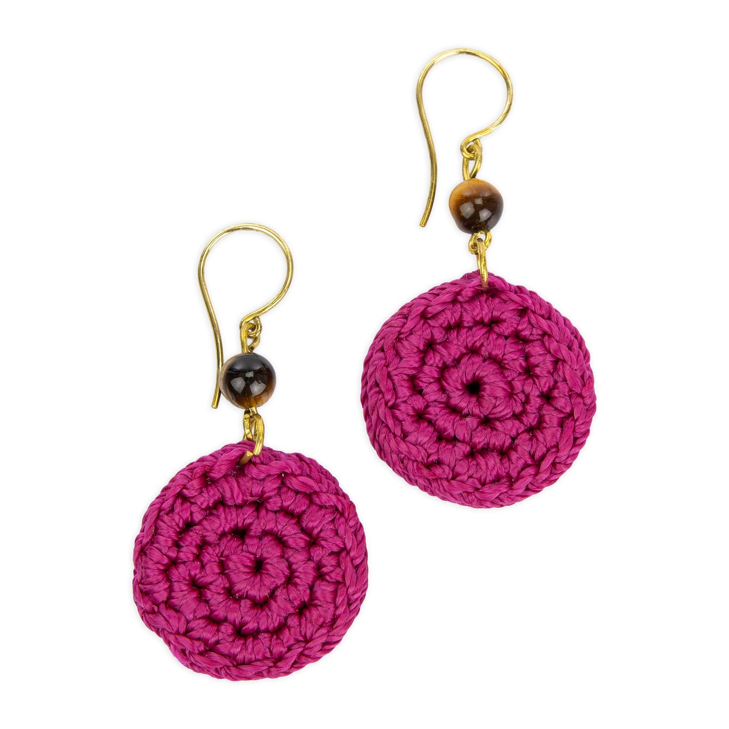 The Sak Jasper Disc Earrings - |Pinkberry|