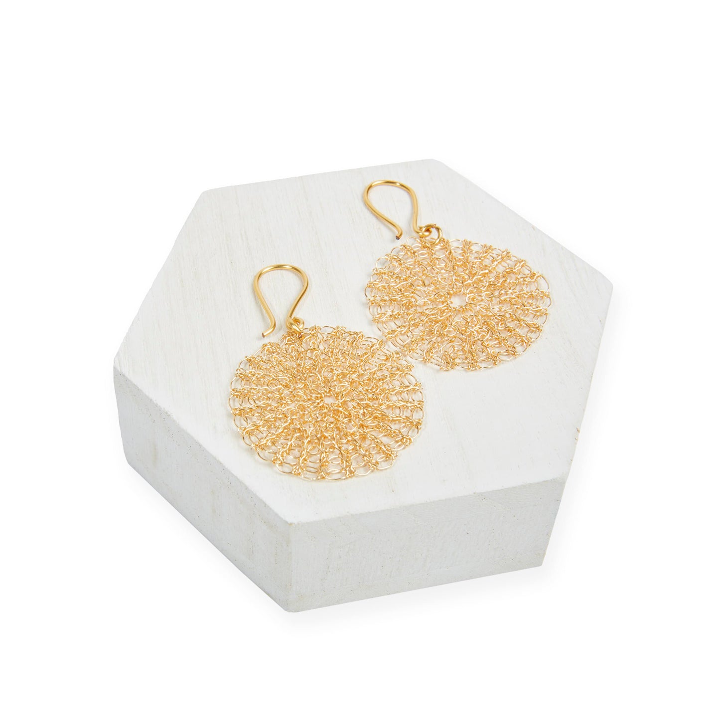The Sak Parker Disc Earrings - |Gold|