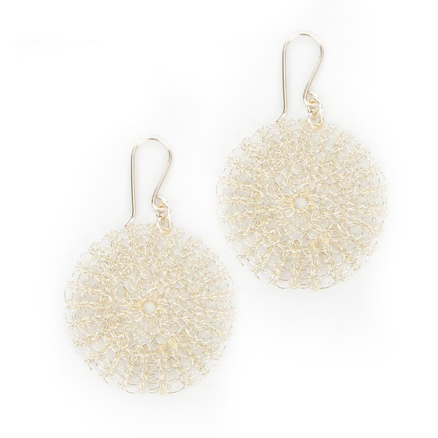 The Sak Parker Disc Earrings - |Silver|