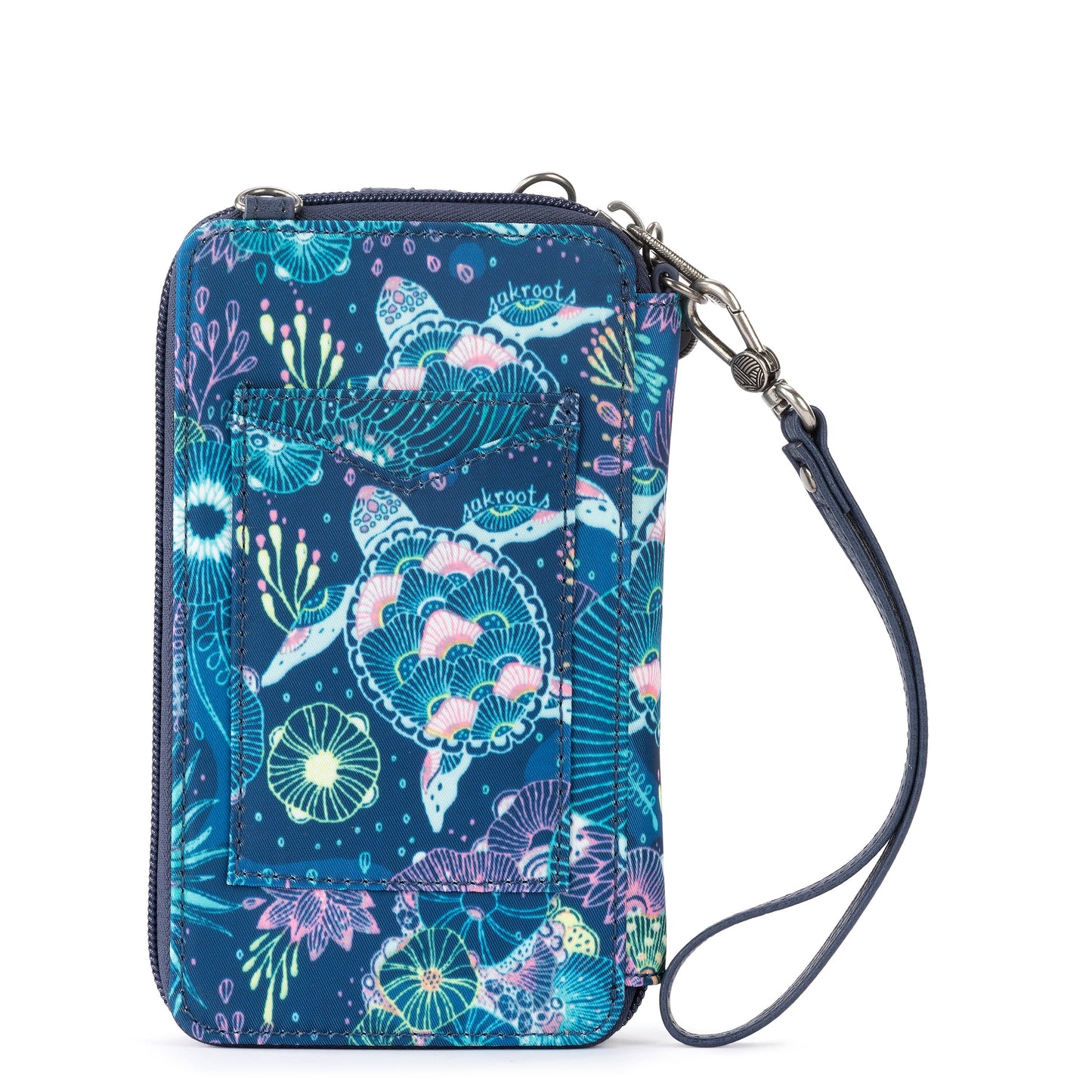 Sakroots Salinas Smartphone Crossbody EcoTwill - |Royal Blue Seascape|