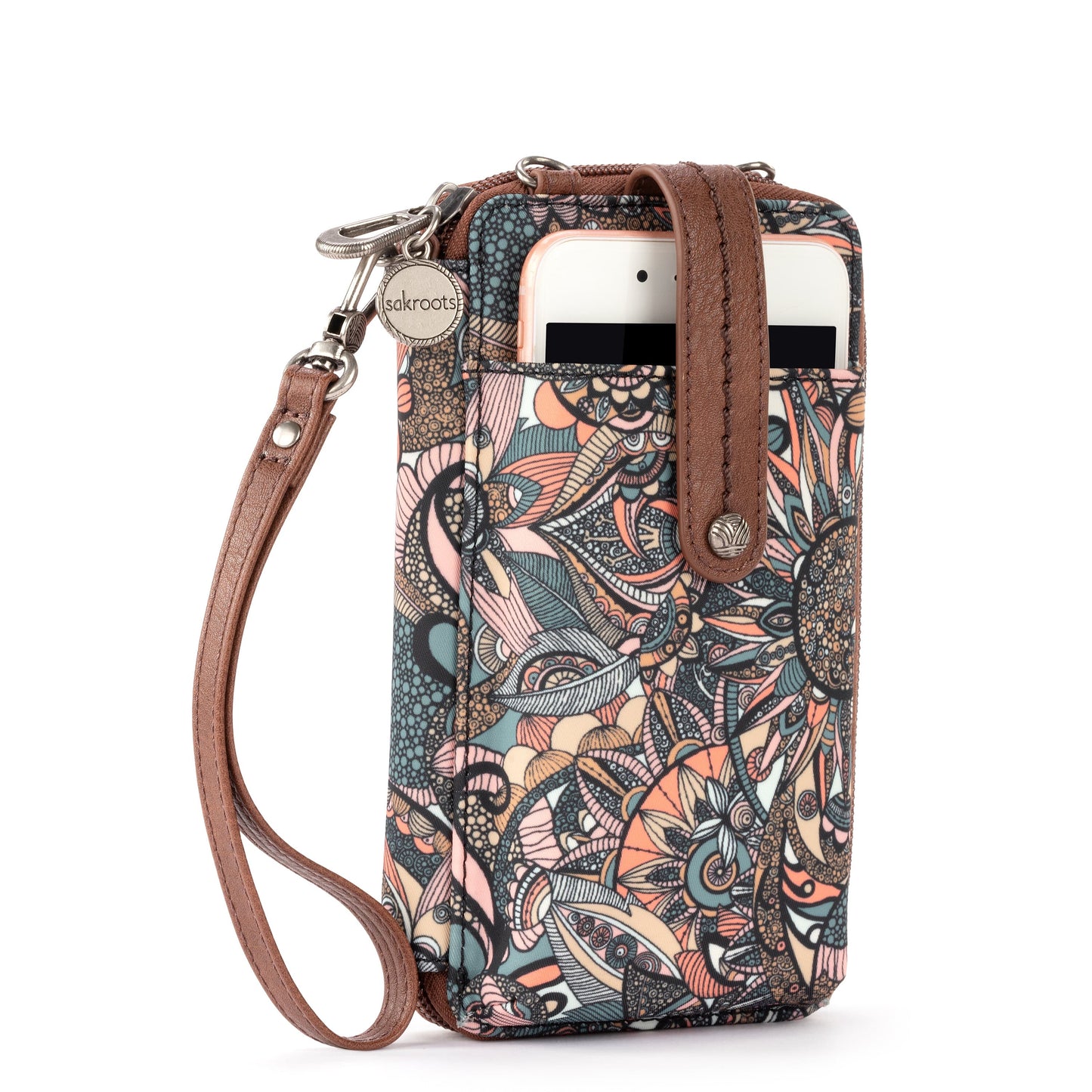 Sakroots Salinas Smartphone Crossbody EcoTwill - |Sienna Spirit Desert|