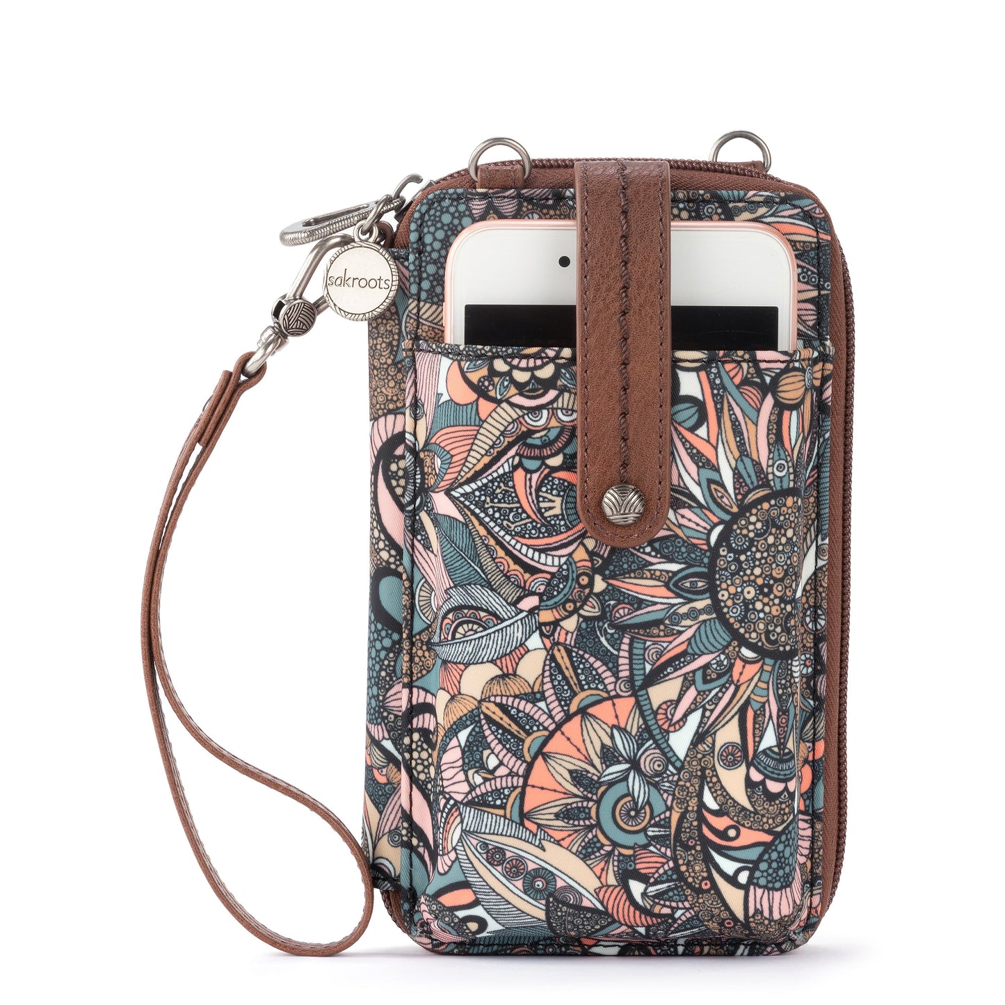 Sakroots Salinas Smartphone Crossbody EcoTwill - |Sienna Spirit Desert|